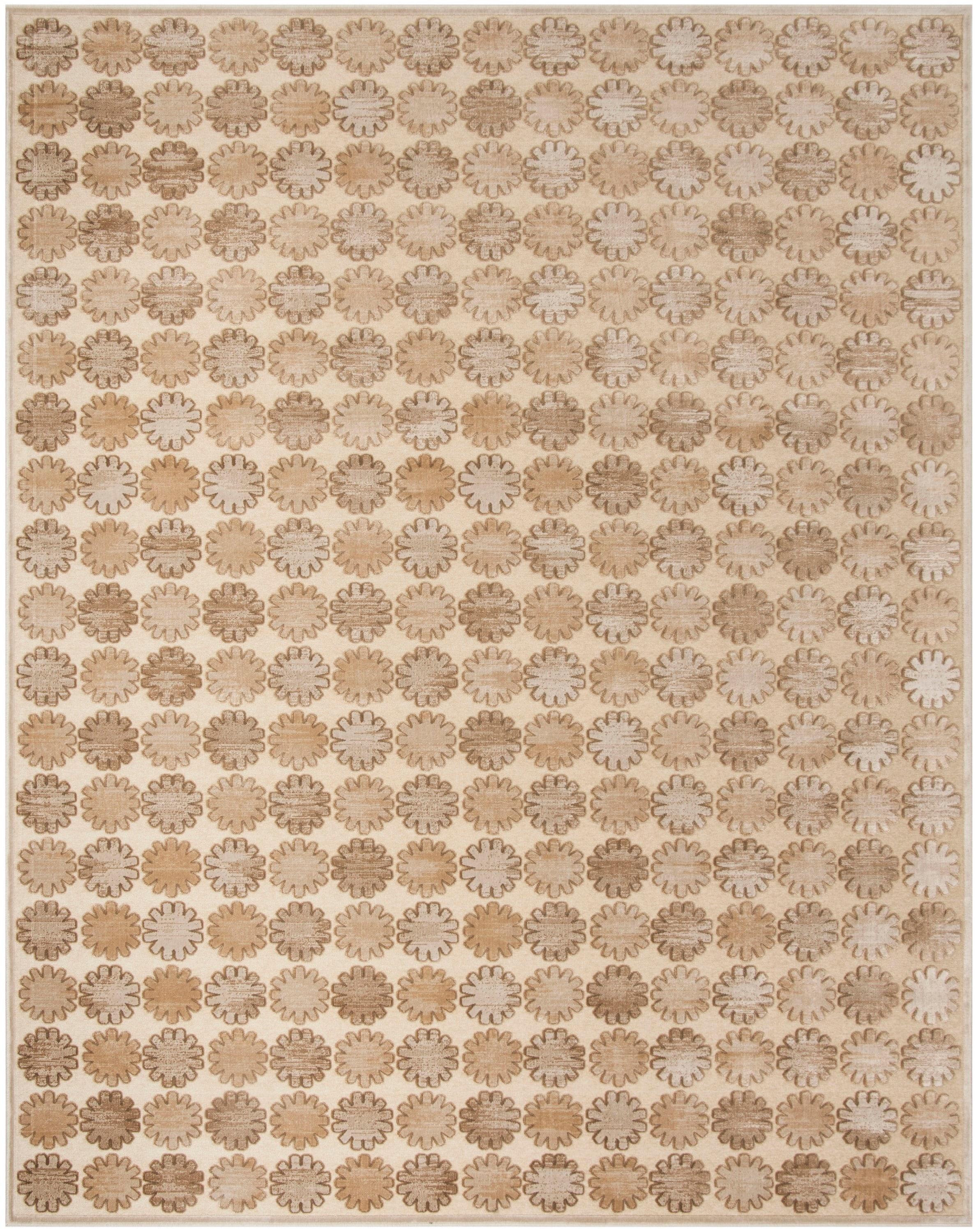 Martha Stewart Collection - MSR7430 - Indoor Power Loomed Area Rugs - Stone/Cream - 8'x10'