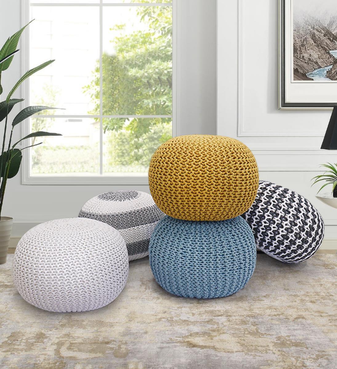 Upholstered Pouf