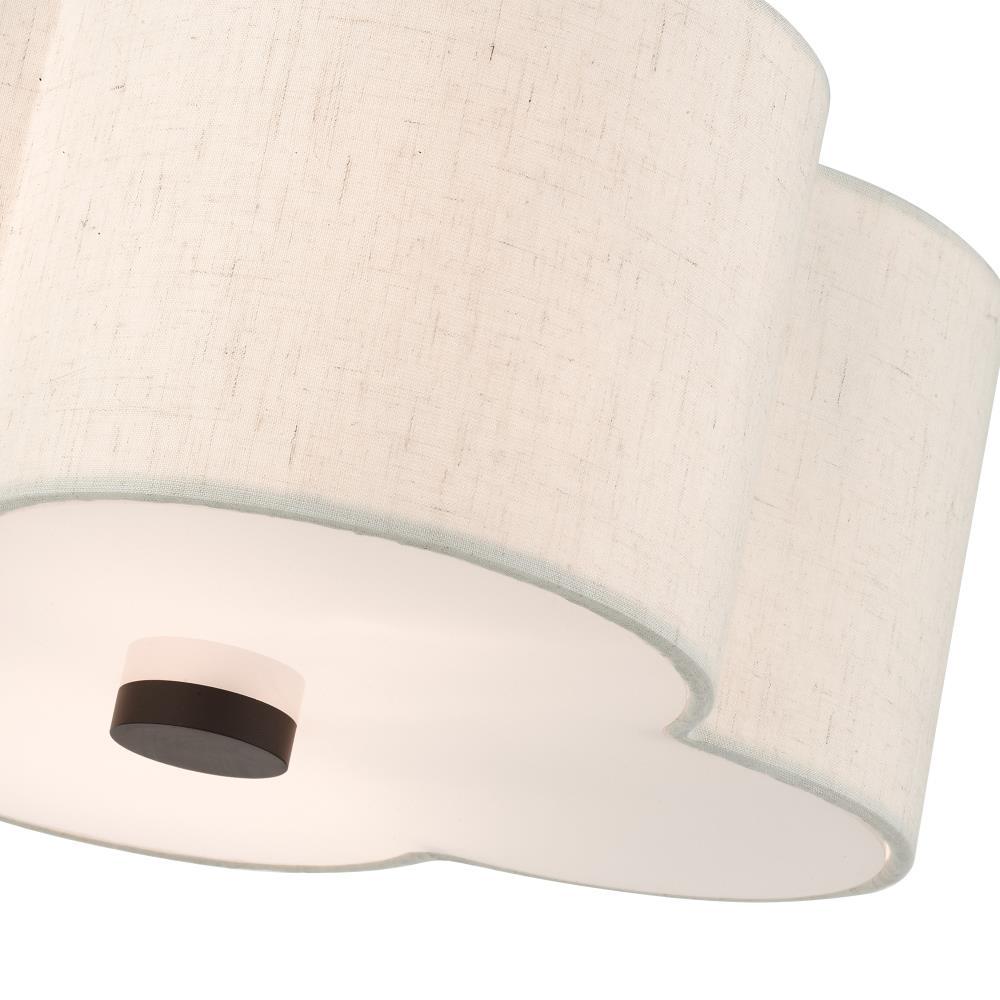 Livex Lighting Solstice 2 - Light Semi-Flush Mount in  English Bronze