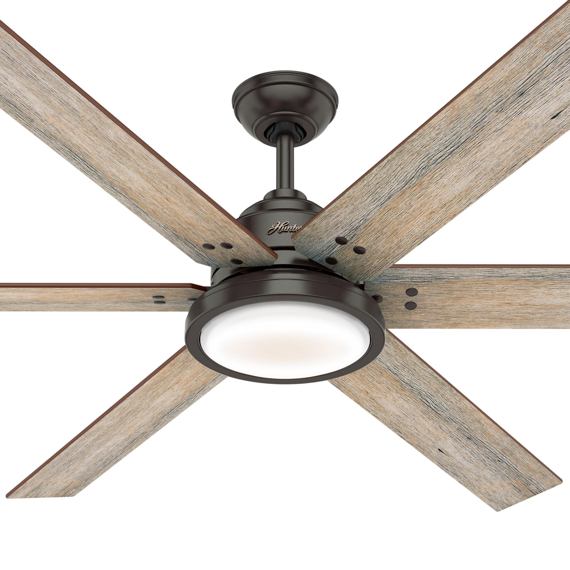 Dempsey 52" 4 - Blade Contemporary Indoor Ceiling Fan with Lights and Remote
