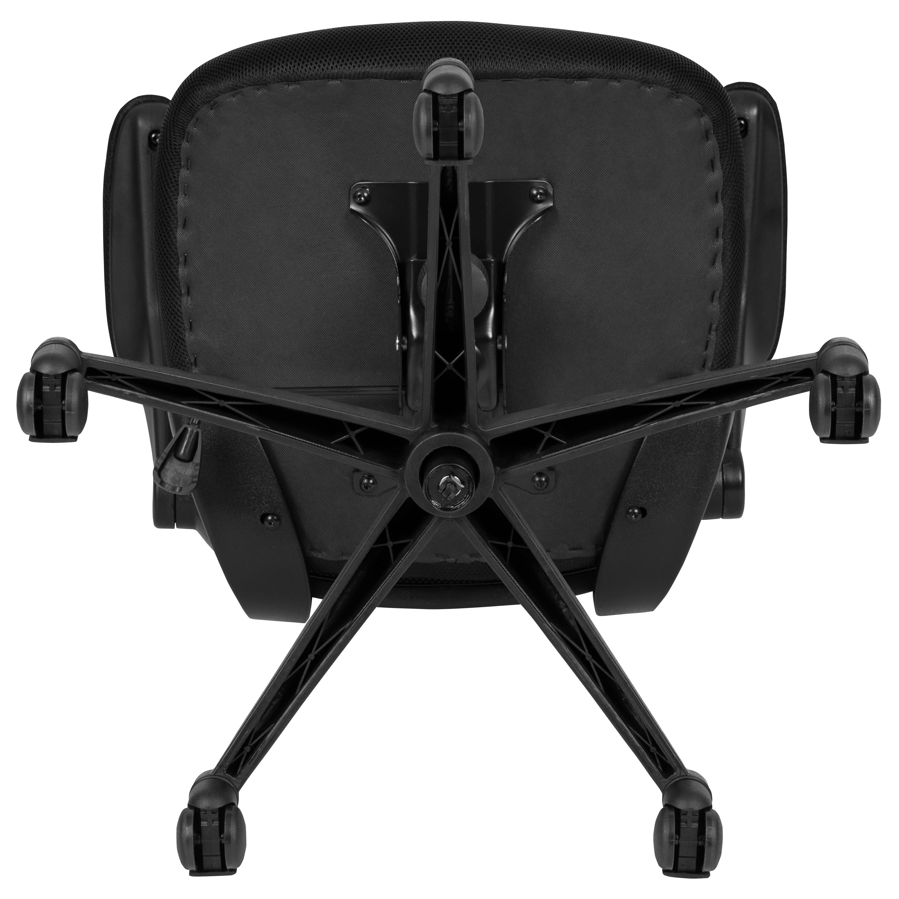 Jayetta Mid-Back Mesh Swivel Ergonomic Office Chair with Flip-Up Arms