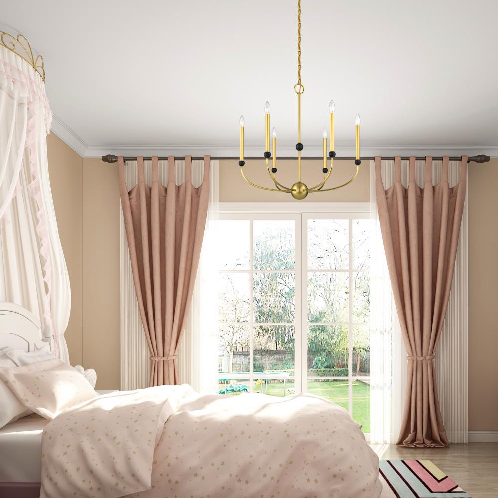 6 - Light Dimmable Chandelier