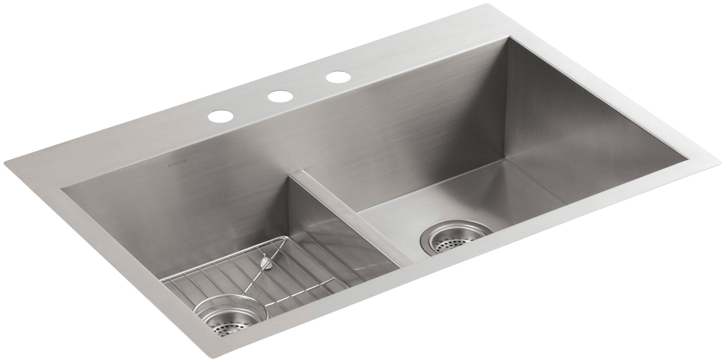 Vault™ 33" L x 22" W Drop-in Kitchen Sink