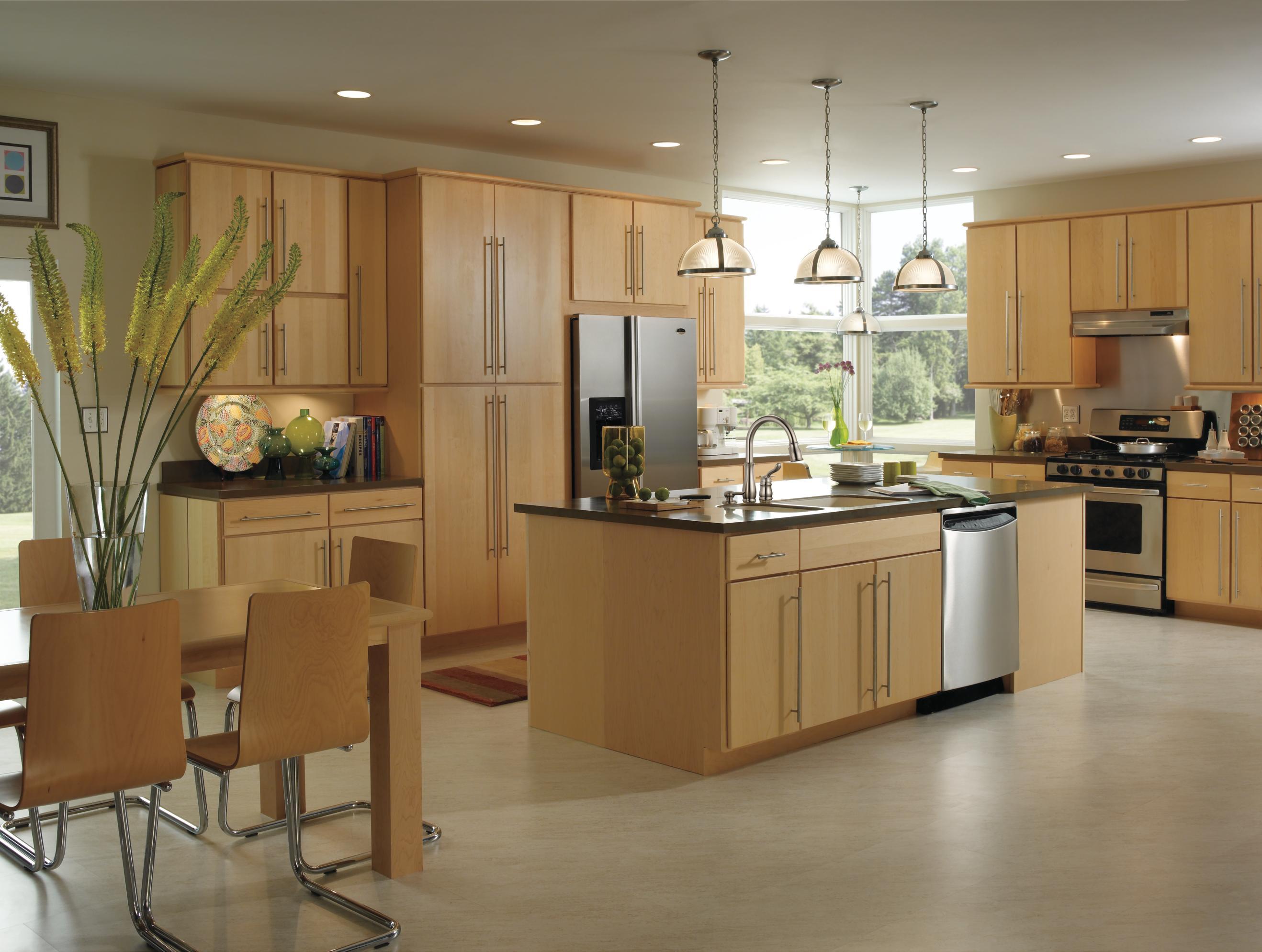 Leland Single Handle Widespread Kitchen Faucet with Optional Soap Dispenser