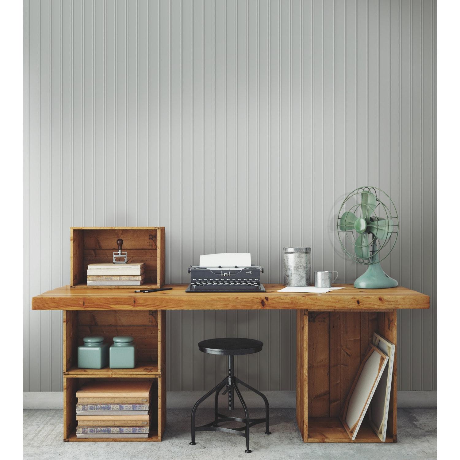 Beadboard Peel and Stick Wallpaper