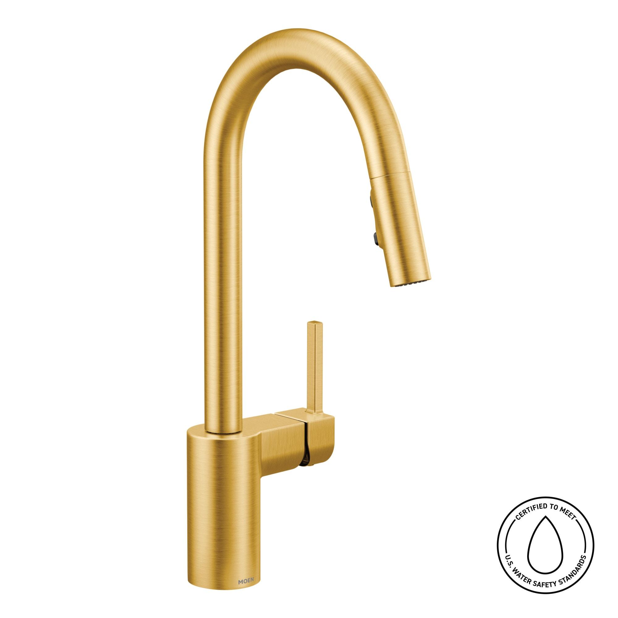 Moen Align One Handle Modern Kitchen Pulldown Faucet with Reflex and Power Clean Technology