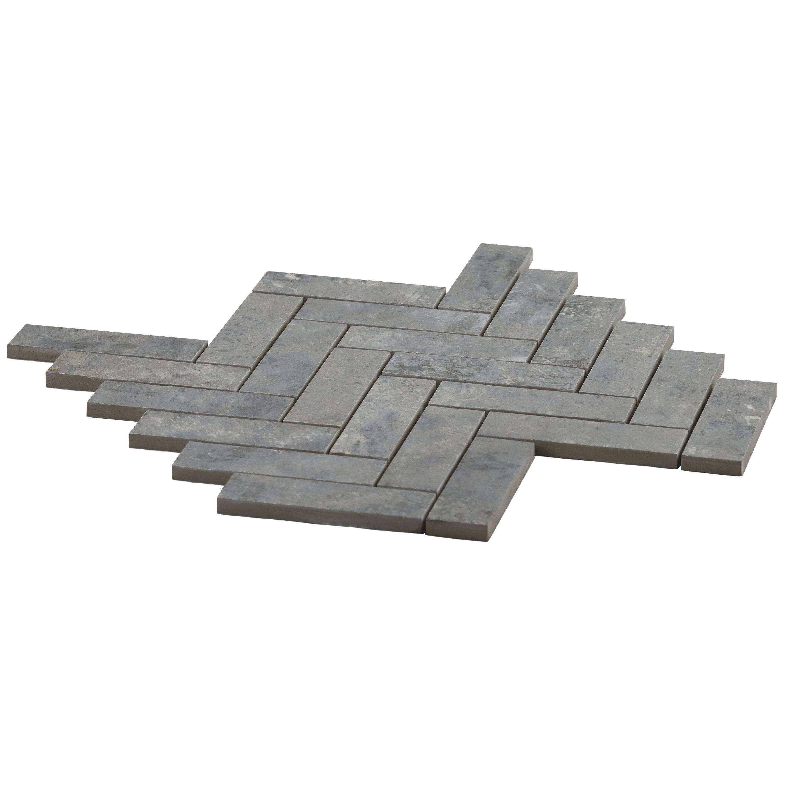 Mantis 10.03 in. x 10.62 in. Herringbone Matte Porcelain Floor & Wall Mosaic Tile (0.75 Sq.Ft./Each)