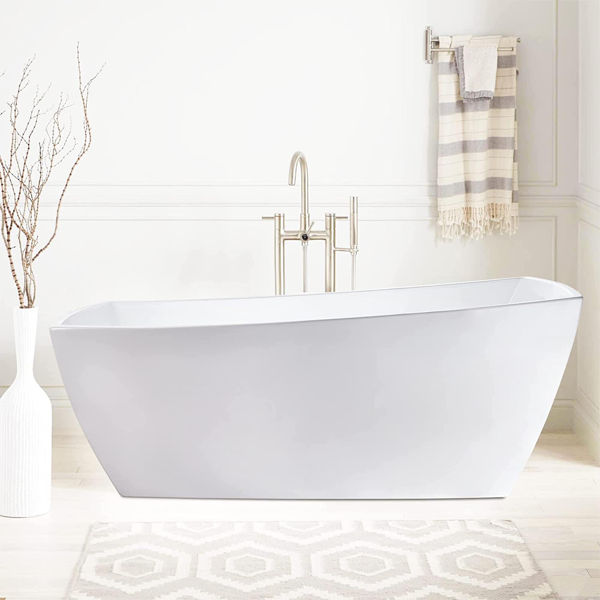 Vanity Art 67" X 31" Acrylic Freestanding Bathtub