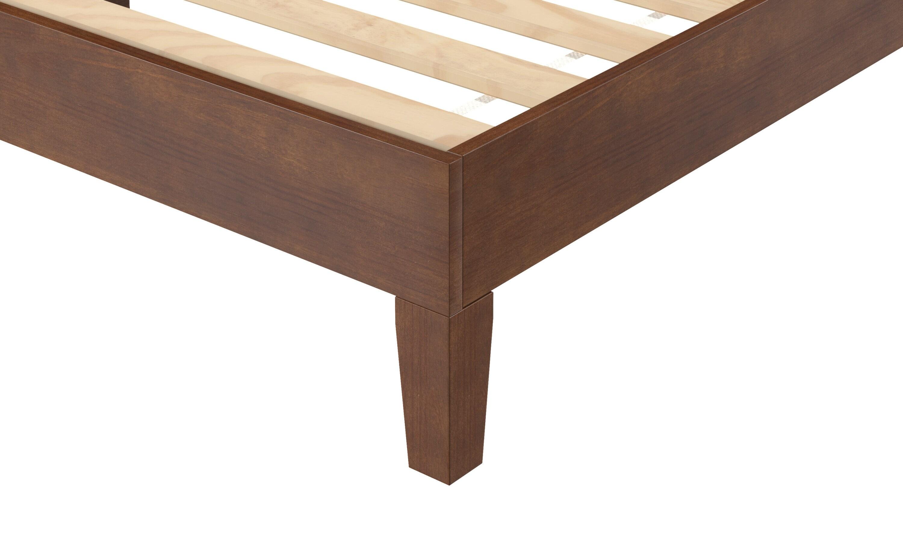 Queen Nix Platform Bed Natural - Steve Silver Co.: Pine Frame, No Box Spring Needed, Max 650 lbs
