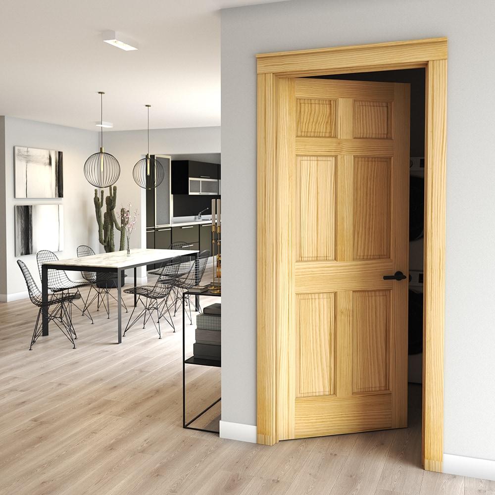 Paneled Solid Wood Standard Door