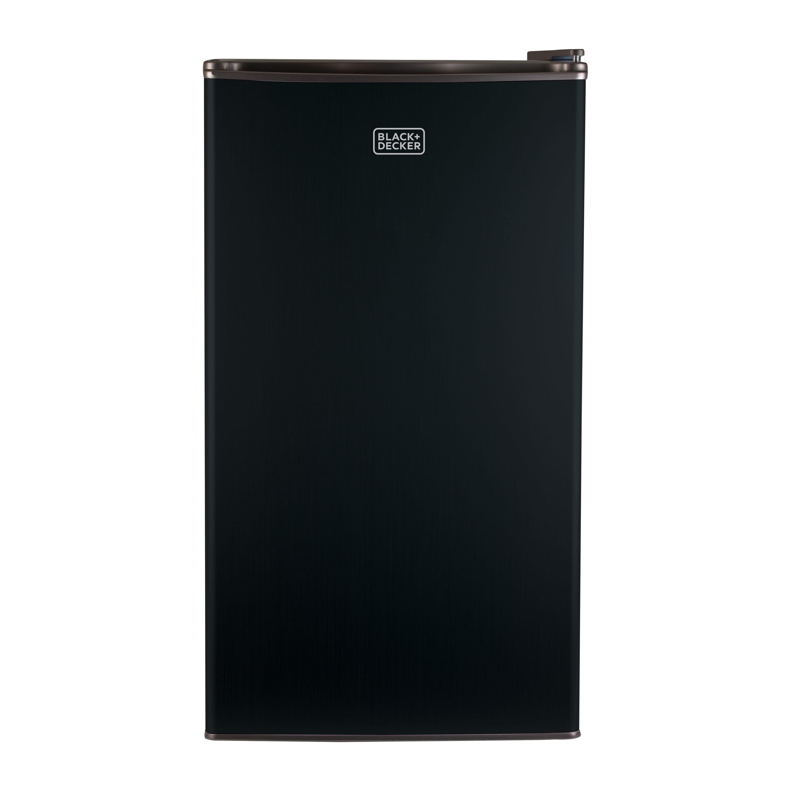 BLACK+DECKER Compact Refrigerator 3.2 Cu. Ft. with True Freezer, Black