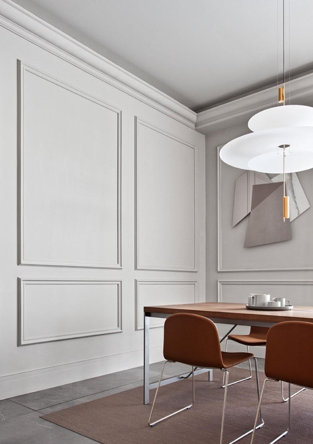 Orac Decor 7.875'' H x 78'' W x 0.63'' D Plastic Chair Rail (Set of 5)