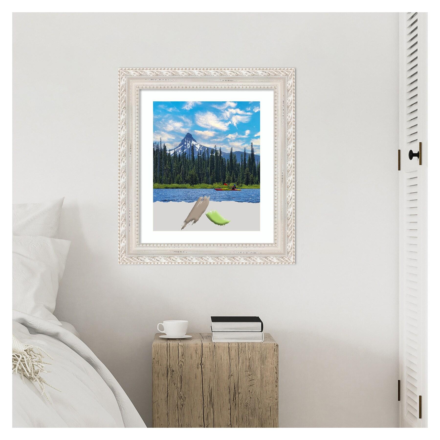 Amanti Art 20"x24" Matted to 16"x20" Opening Size Opera Wood Picture Frame Art Off-White