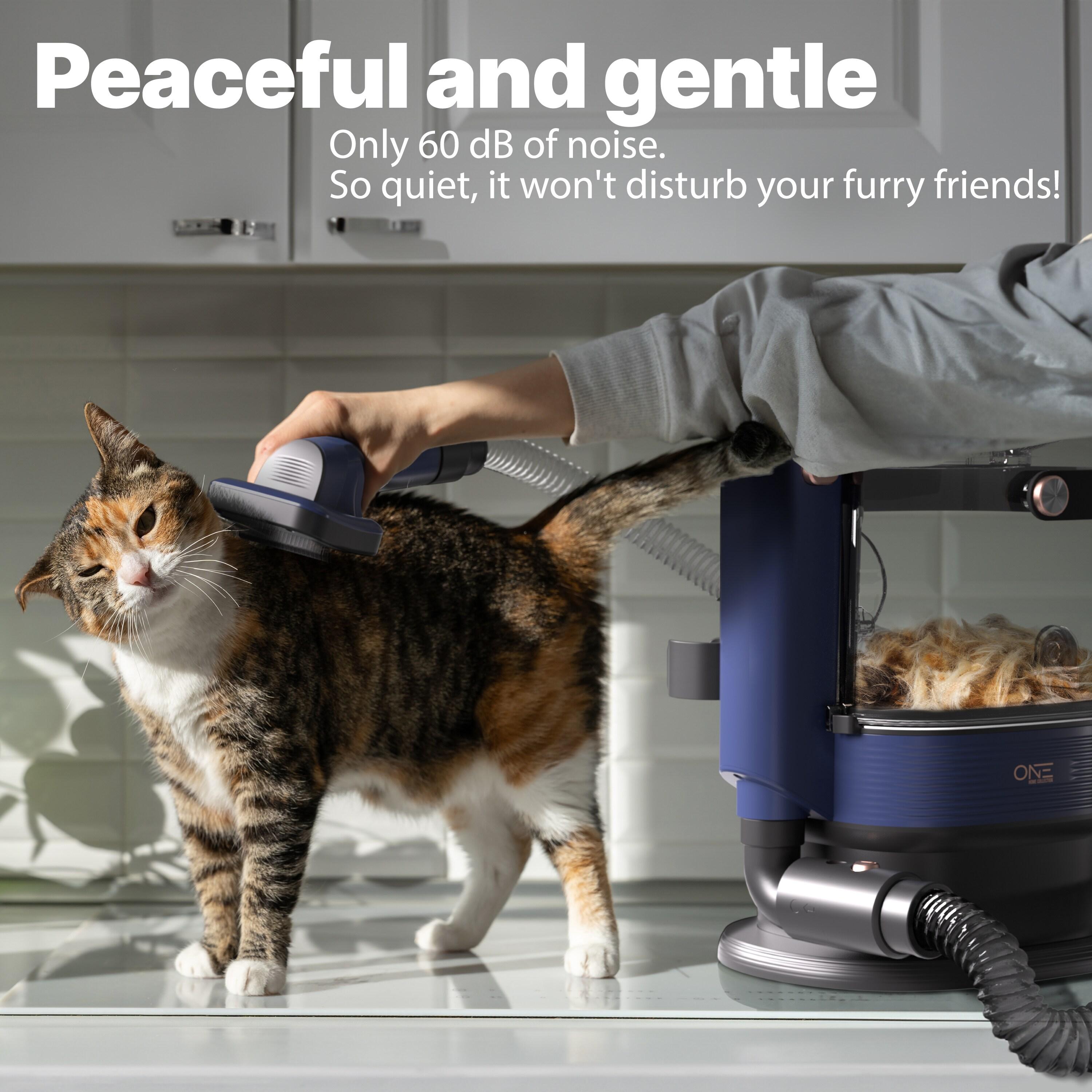 One Premium Pet Vacuum with Dog Grooming Kit, Pet Grooming Vacuum & Dog Clippers & Dog Brush for Shedding