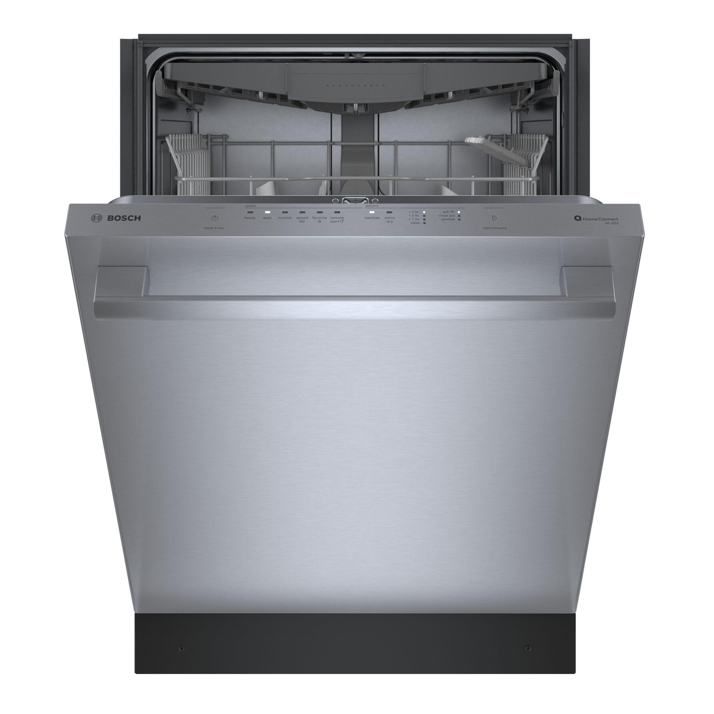 500 Series 24" Stainess Steel Top Control Built-In Dishwasher with Stainless Steel Tub and Flexible 3Rd Rack