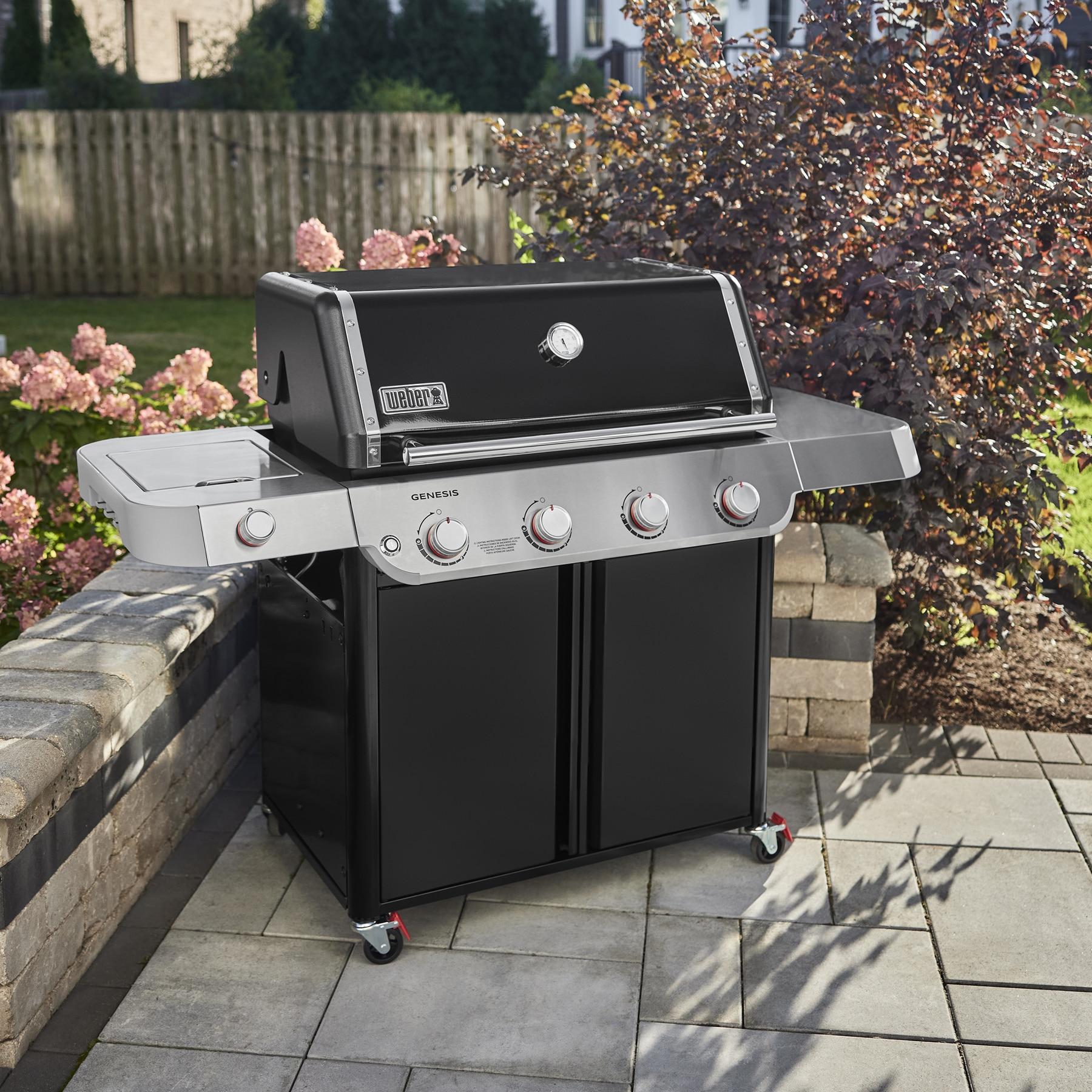 Weber Genesis E-415 Liquid Propane Gas Grill, Black