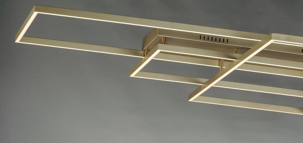 -147W 1 Led Flush Mount-48 Inches Wide By 4.75 Inches High-Champagne Finish Et2 Lighting E21519-Chp
