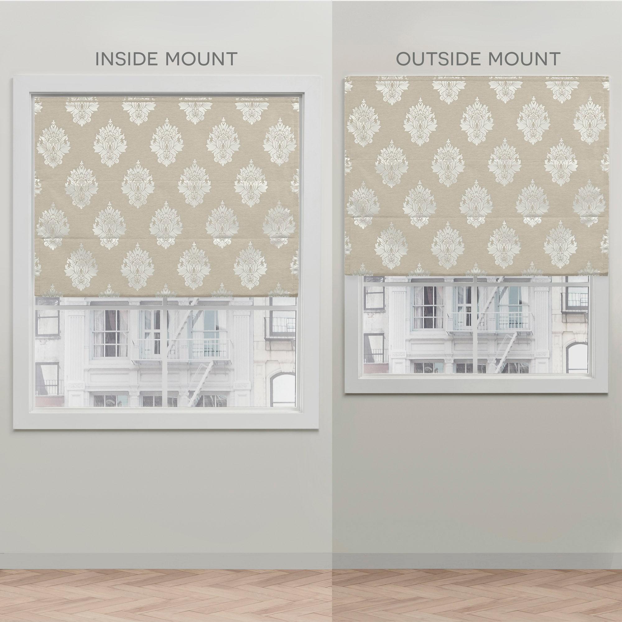 Amalgamated Textiles Exclusive Home Marseilles Damask 100% Blackout Roman Shade