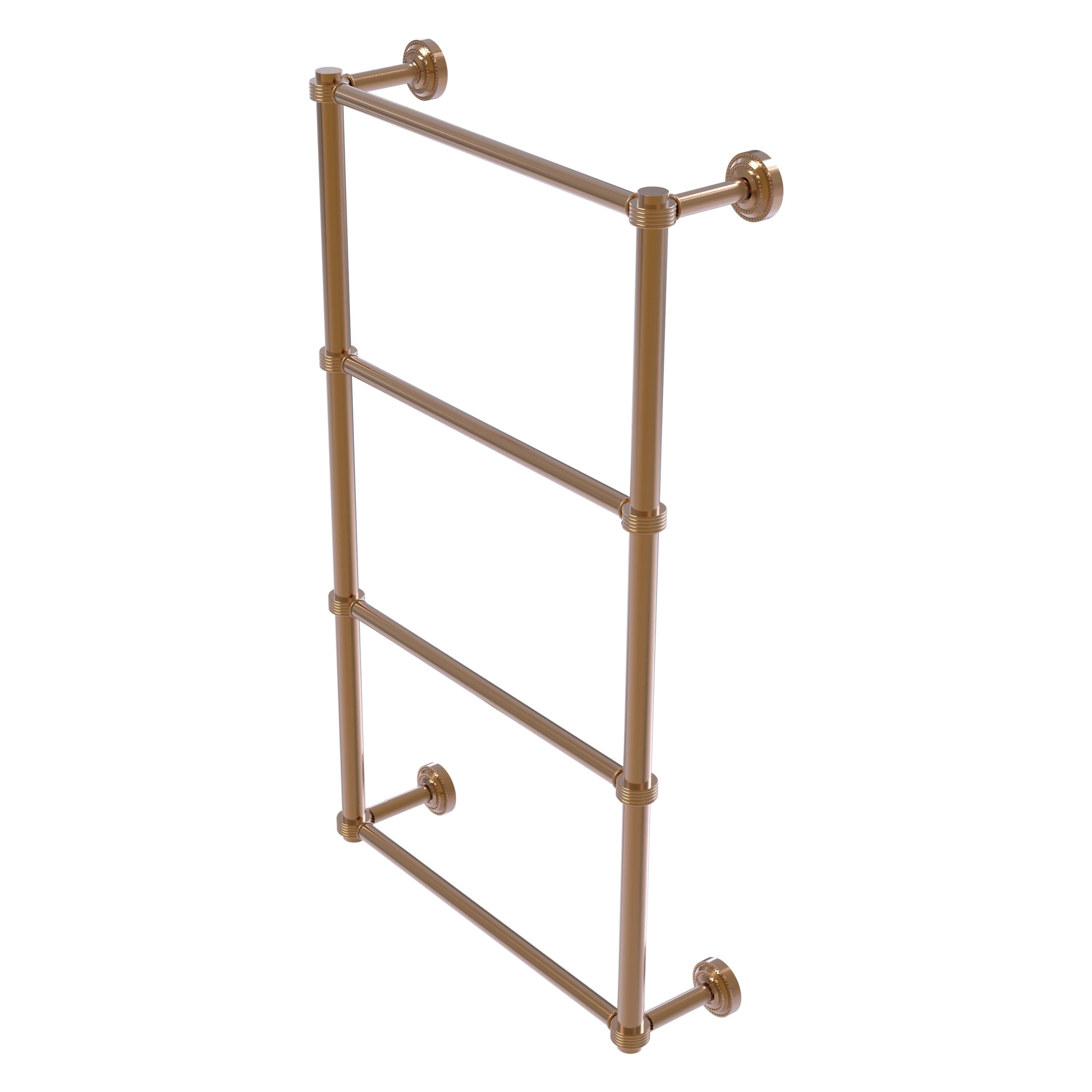 Brushed Bronze 36-Inch 4-Tier Ladder Towel Bar