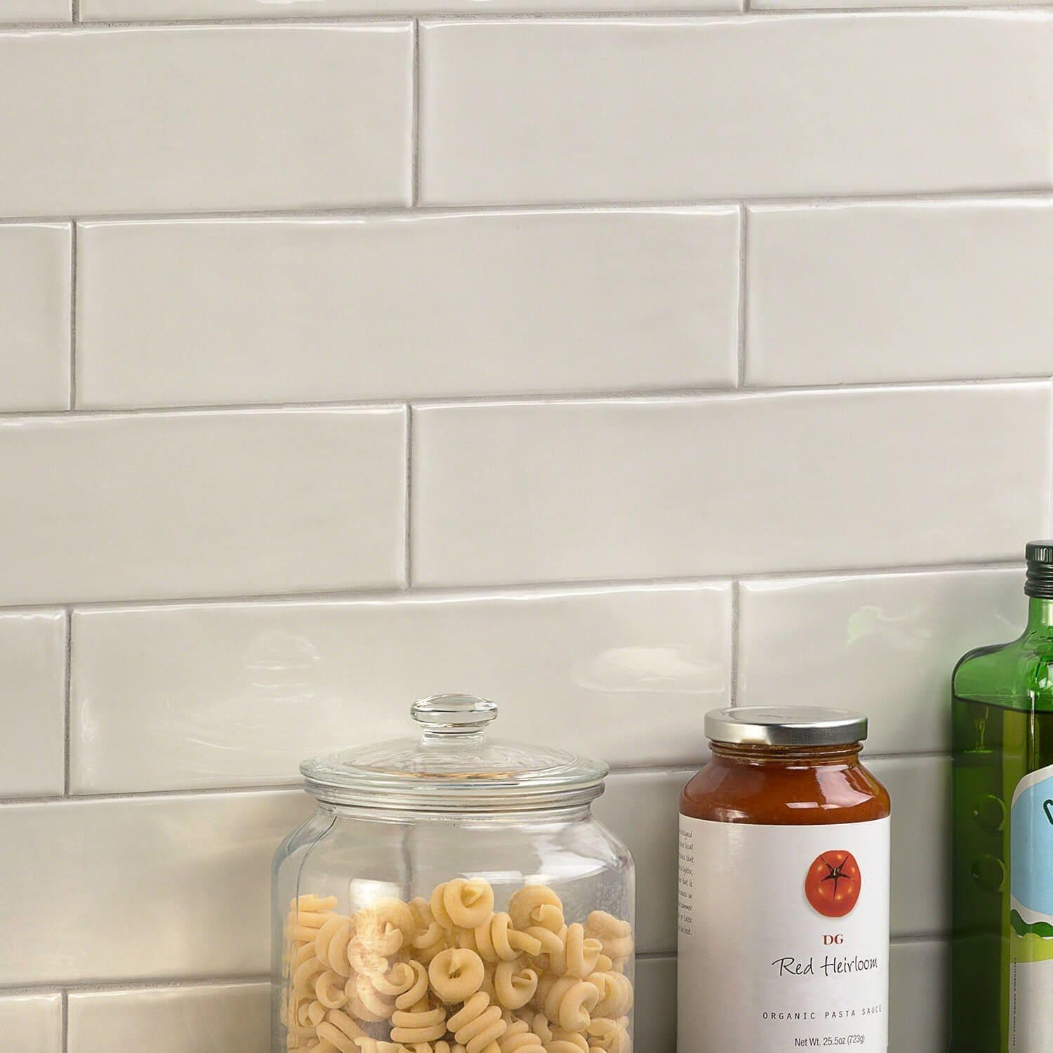 Midland 3'' W x 12'' L Polished Ceramic Subway Tile (5.38 sq. ft. / box)