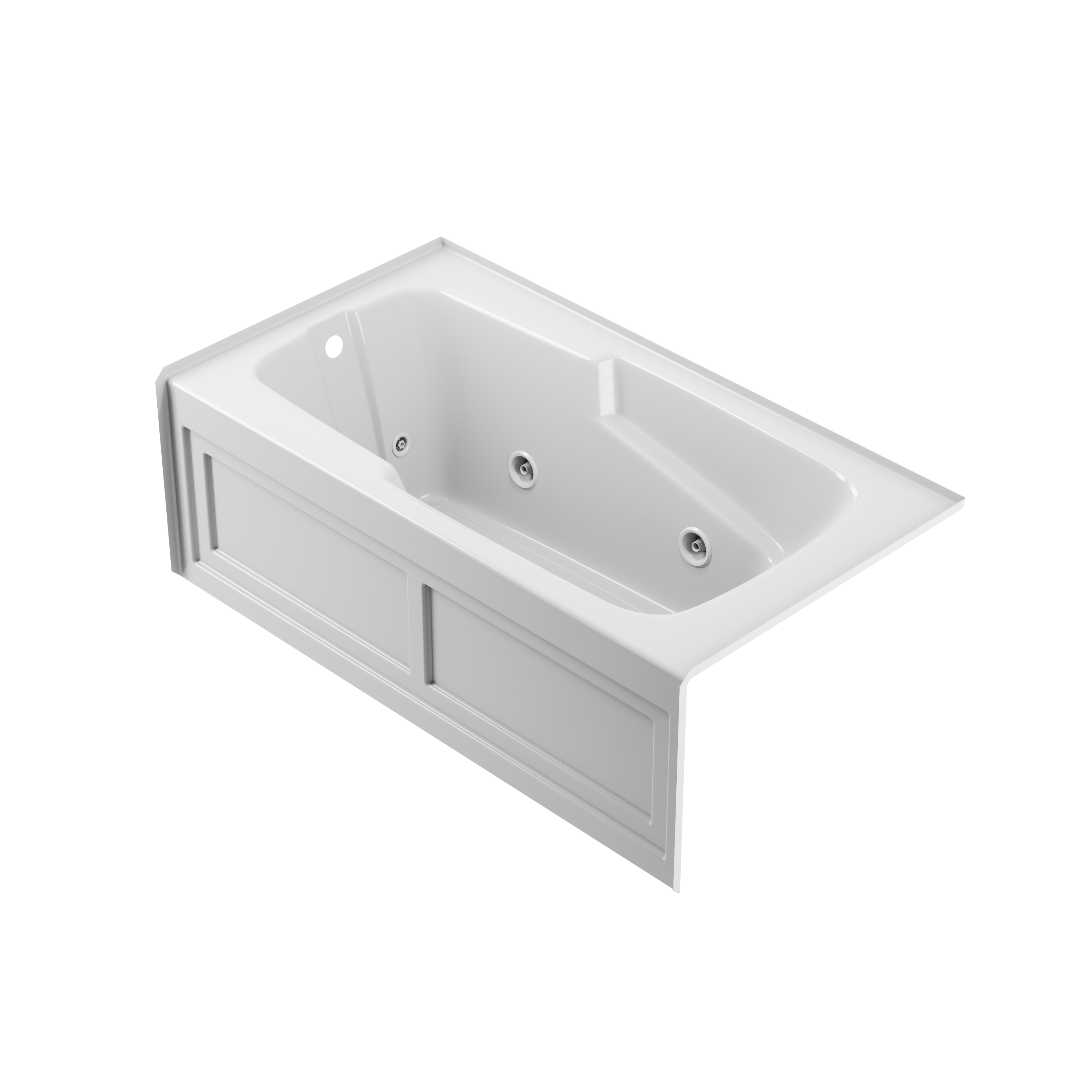 Cetra® 60" x 32" Alcove Whirlpool Acrylic Bathtub