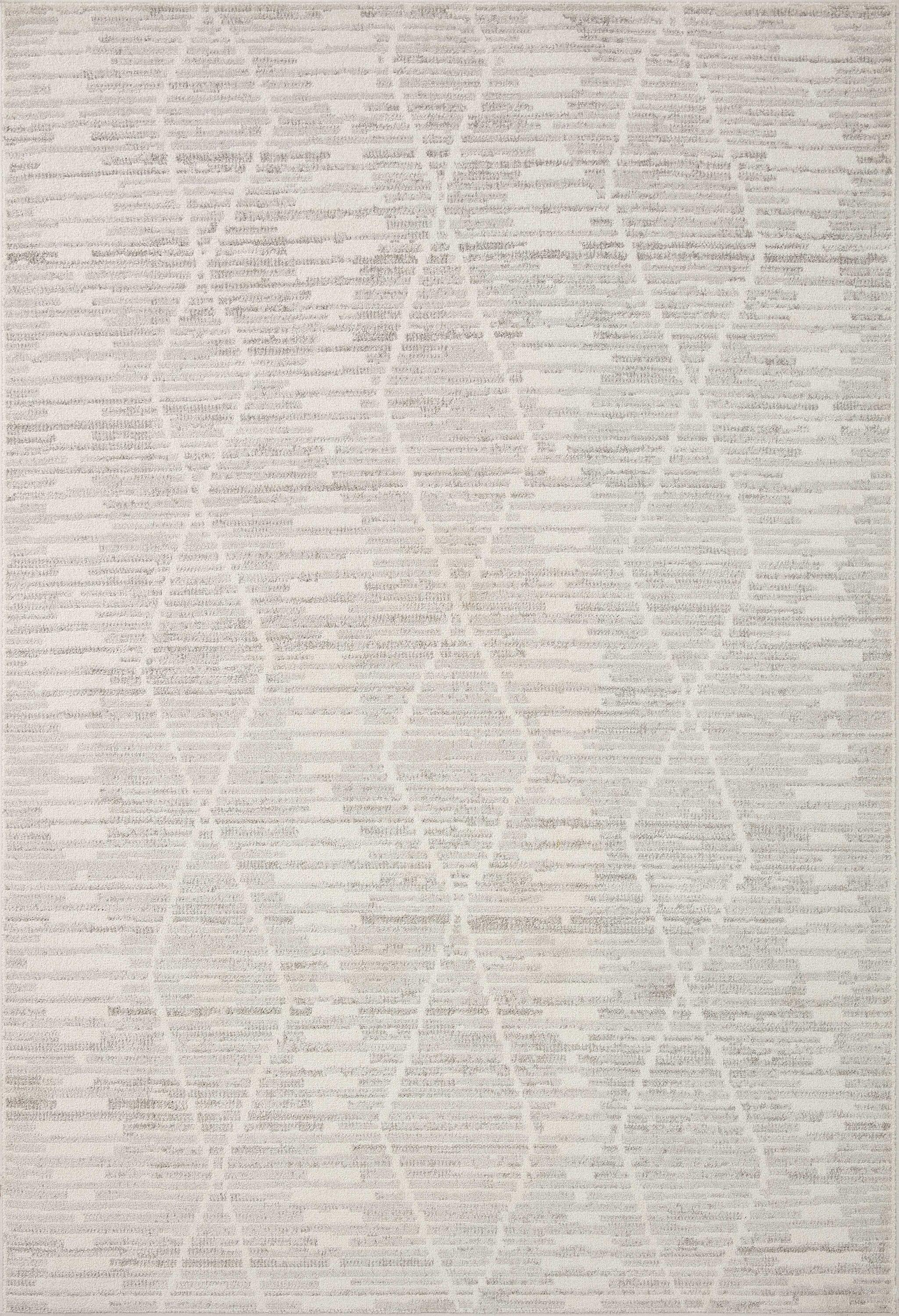 Loloi II Kamala Ivory / Silver 6'-7" x 9'-6" Area Rug
