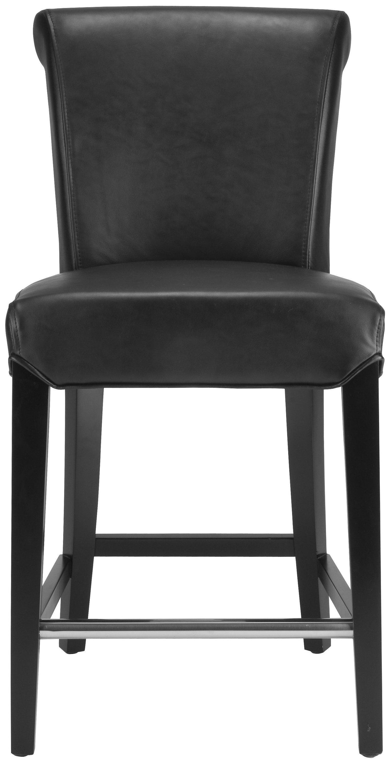 Darby Home Co Bowie Upholstered Counter Stool with Solid Wood Frame