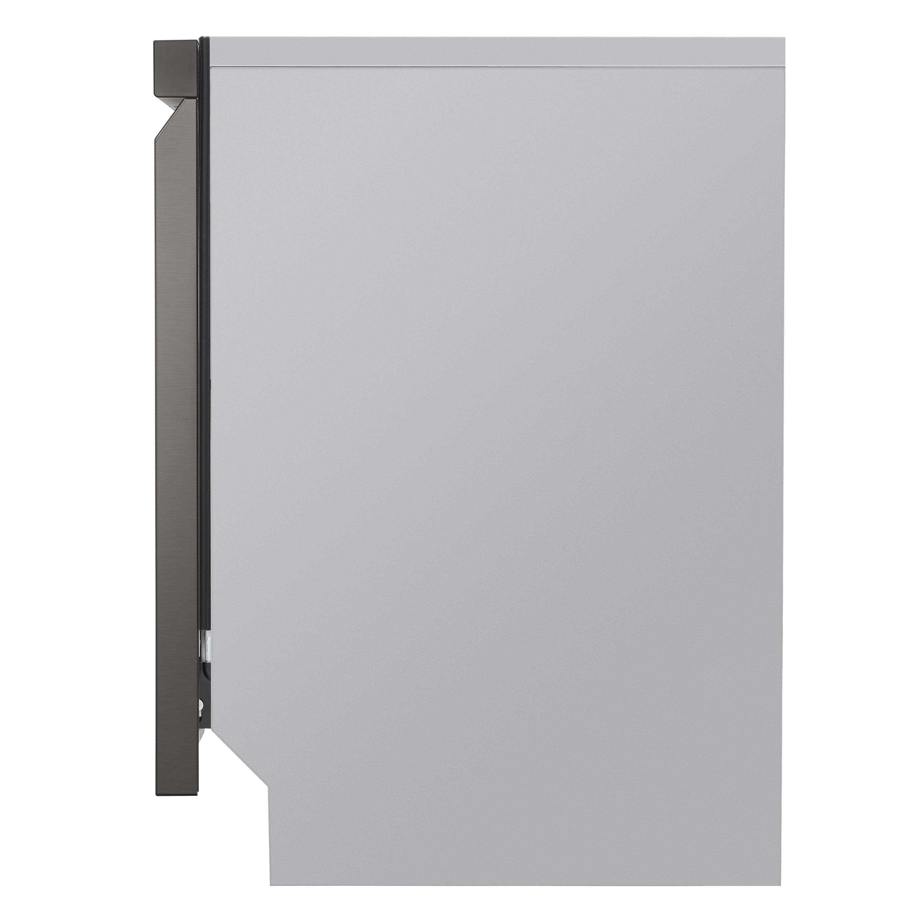 LG 24 in. PrintProof Stainless Steel Front Control Dishwasher with QuadWash, 3rd Rack & Dynamic Dry, 48 dBA
