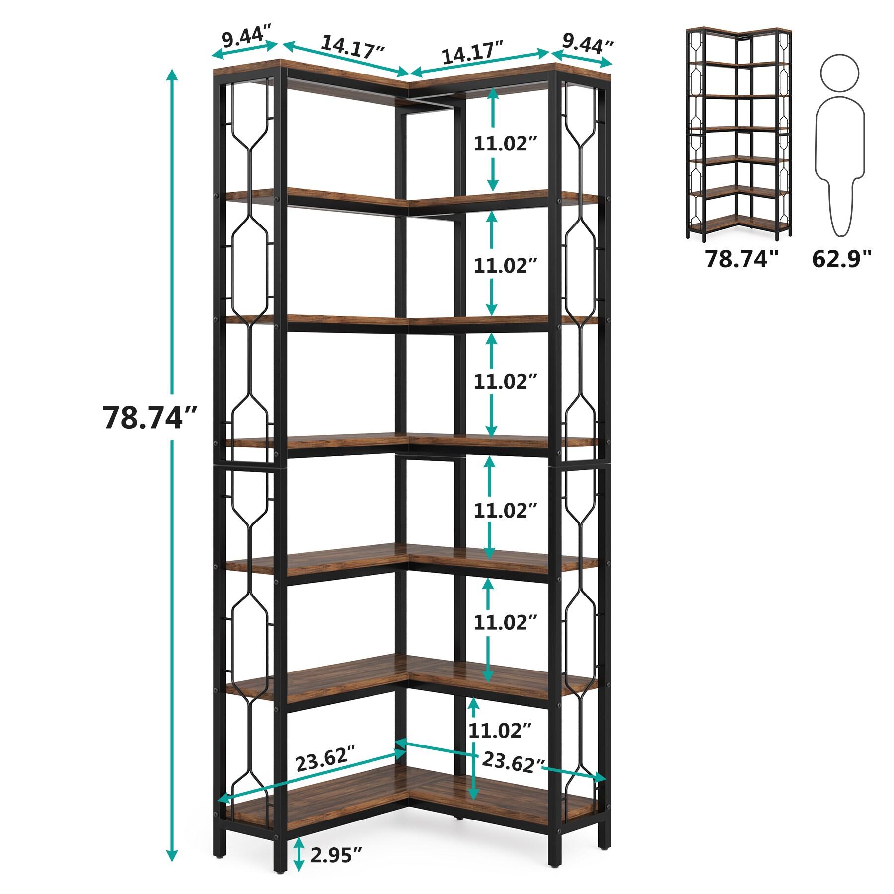 Everly Quinn Edlira Etagere Storage Bookcase