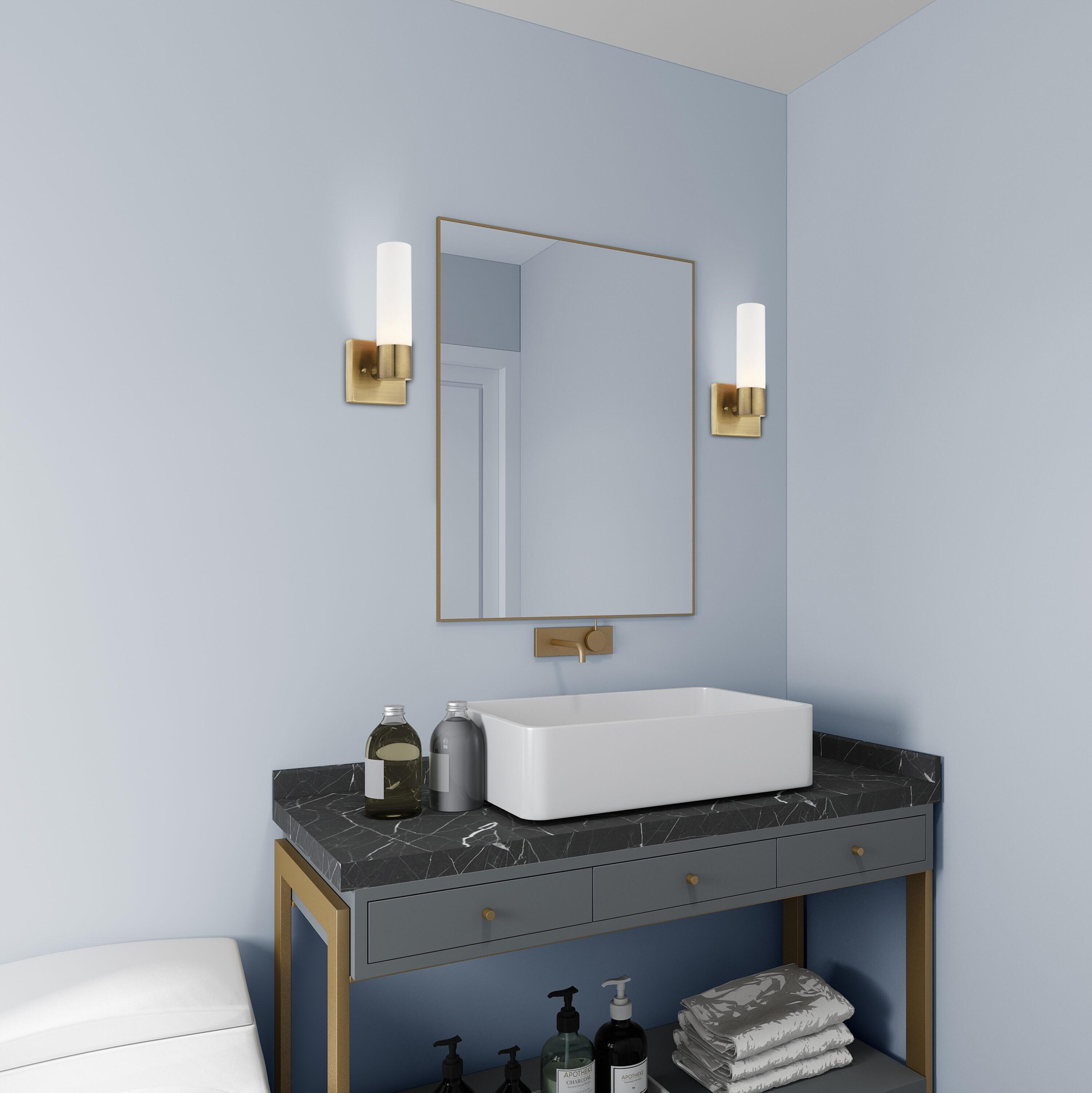 Livex Lighting Aero 1 - Light Sconce in  Antique Brass