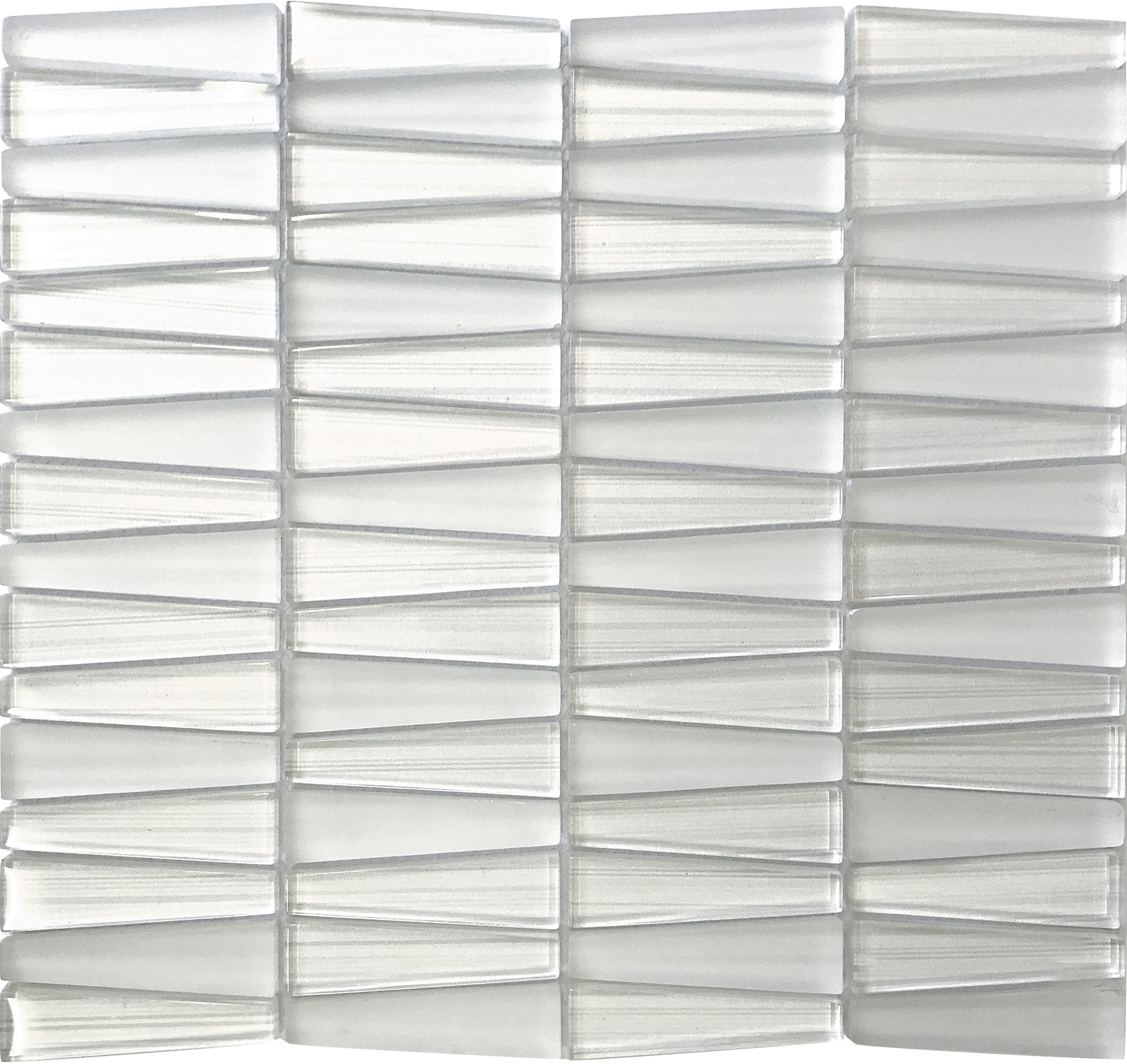 1" x 3" Glass Brick Joint Mosaic Wall and Floor Tile
