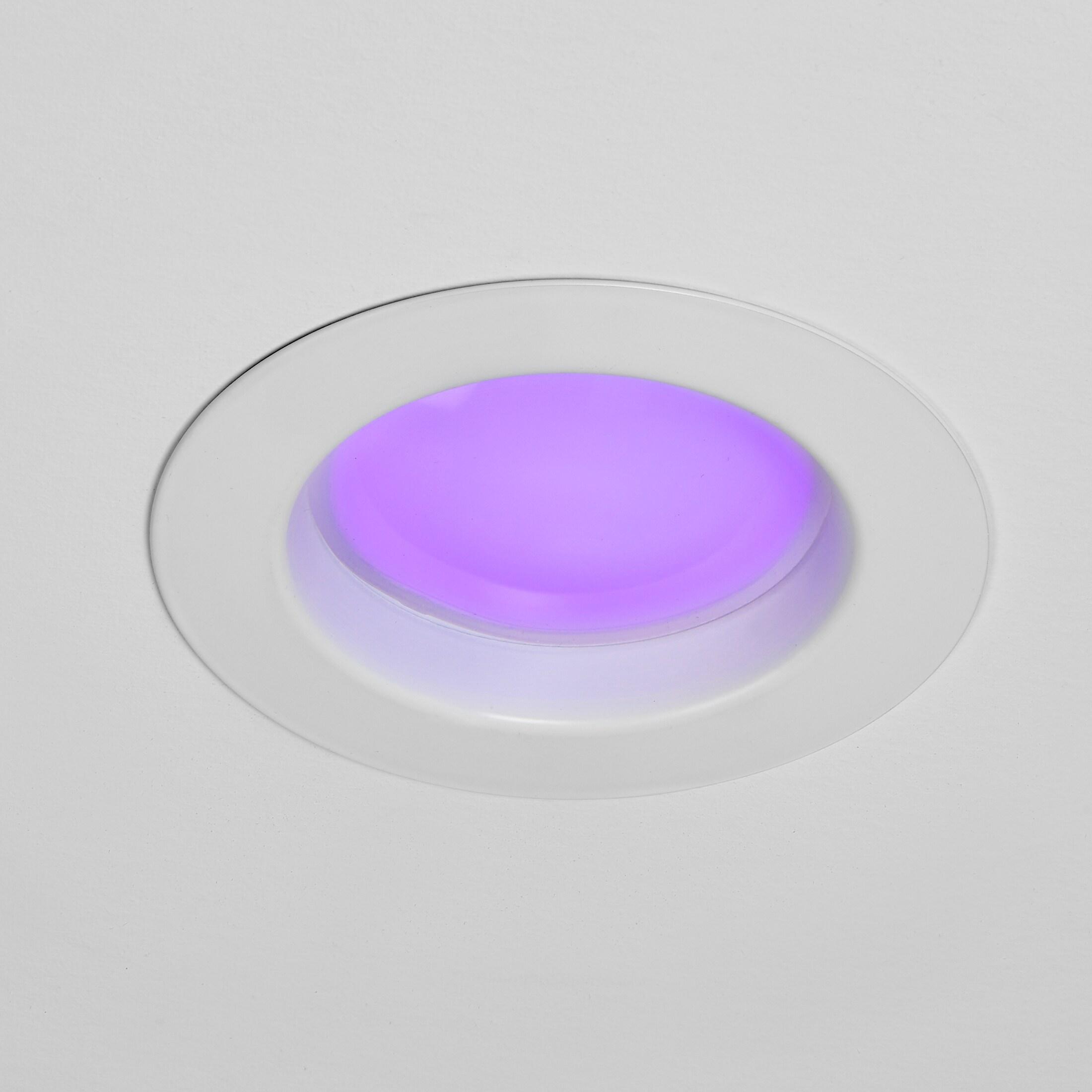 Luvoni 4 inch Smart Wifi LED Retrofit Downlight, 700 Lumens, Dimmable, Multi CCT 2700-6000K, E26 Adapter included, Compatible with Alexa/Google Home by Maxxima