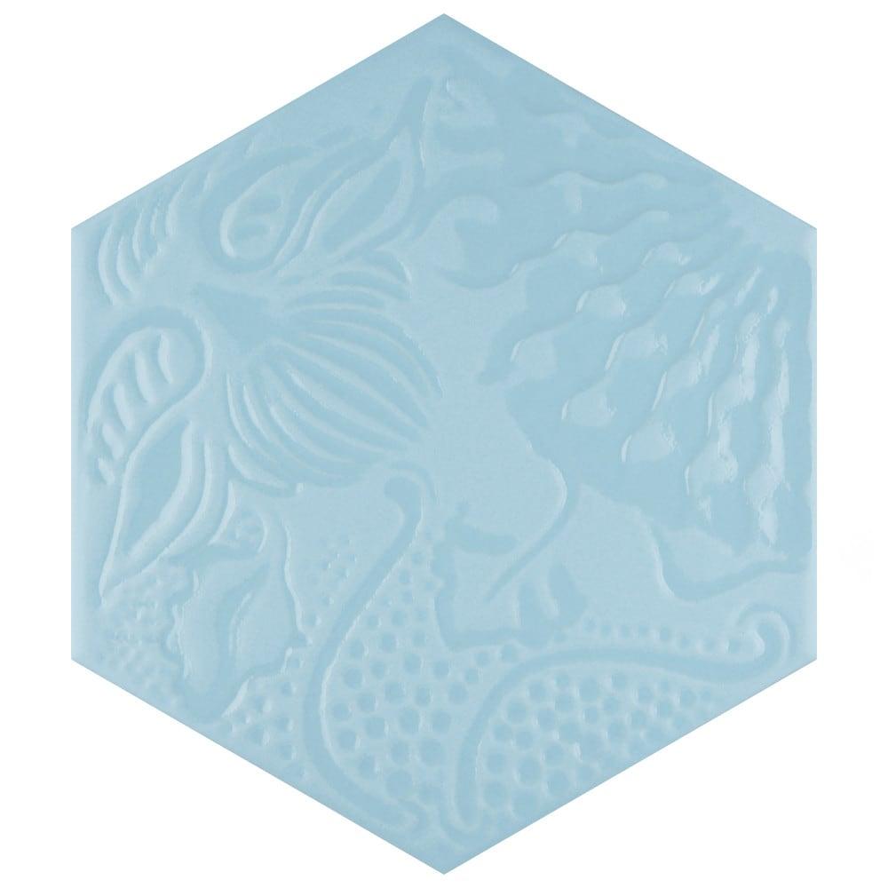 Gaudi Hex 9" x 10" Porcelain Patterned Wall & Floor Tile