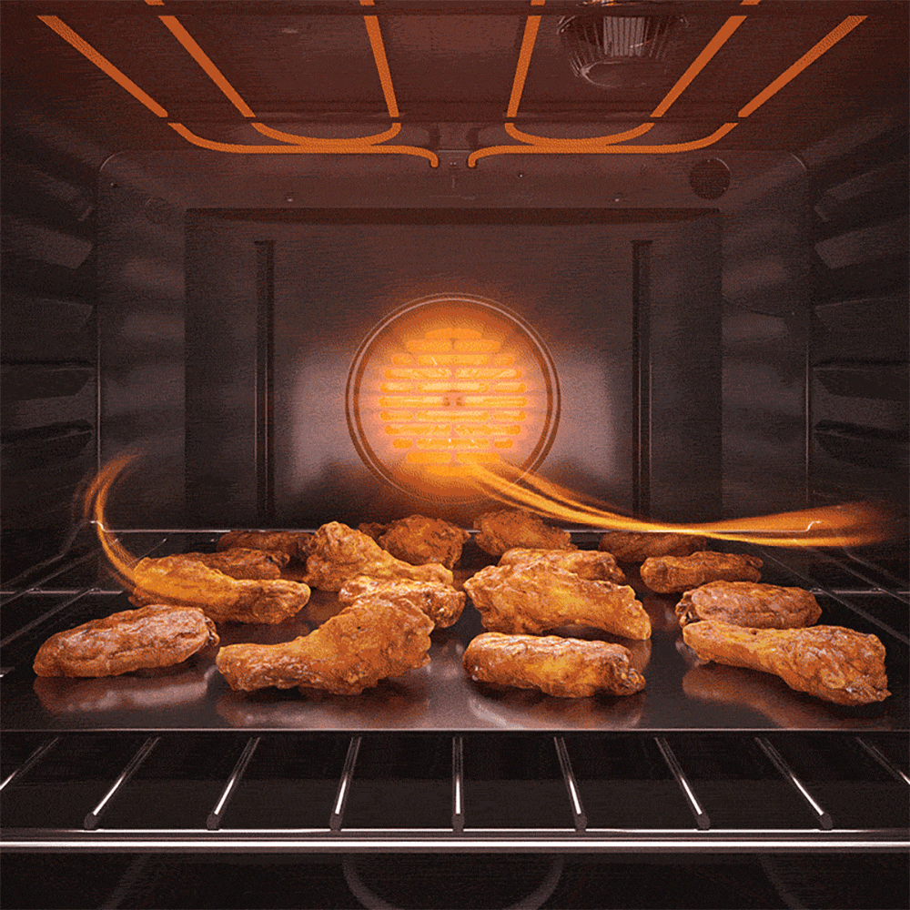 GE Appliances 30" 6.6 cu. ft. Freestanding Electric Range with 5 Elements and Convection Oven