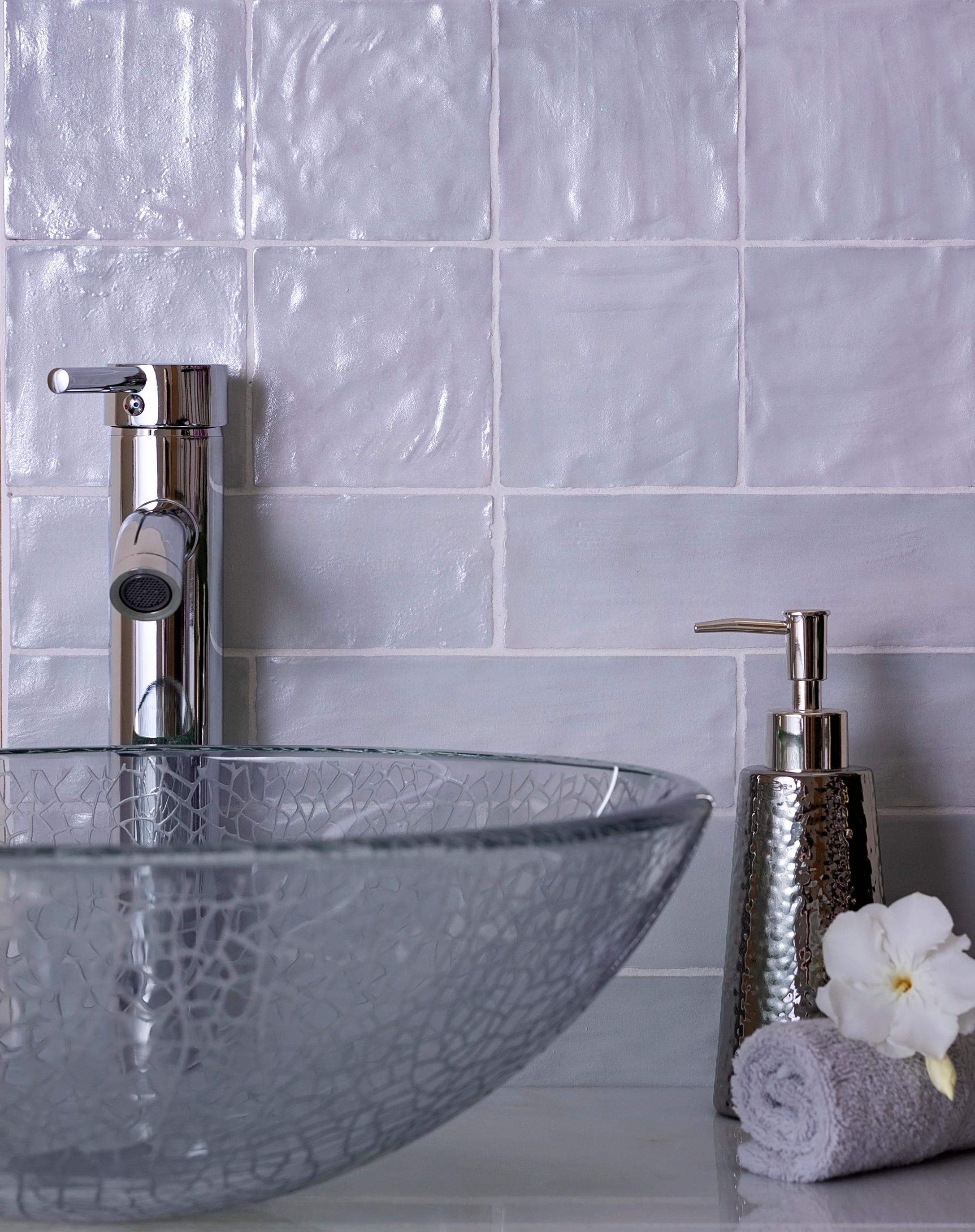 Apollo Tile 60 pack 4 in. x 4 in. Polished and Honed Ceramic Subway Wall Tile (6.48 sq. ft./Case)