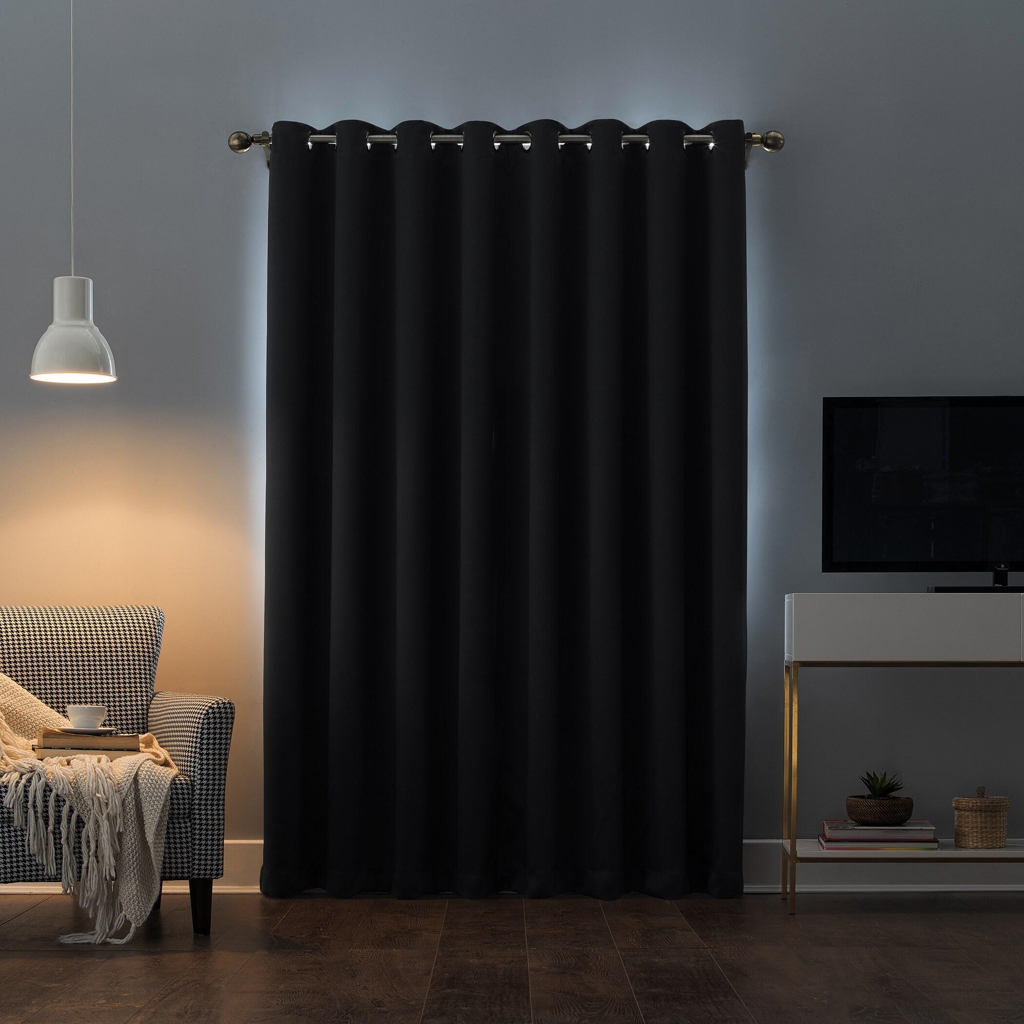 Oslo Theater Grade Extreme 100% Blackout Grommet Curtain Panel