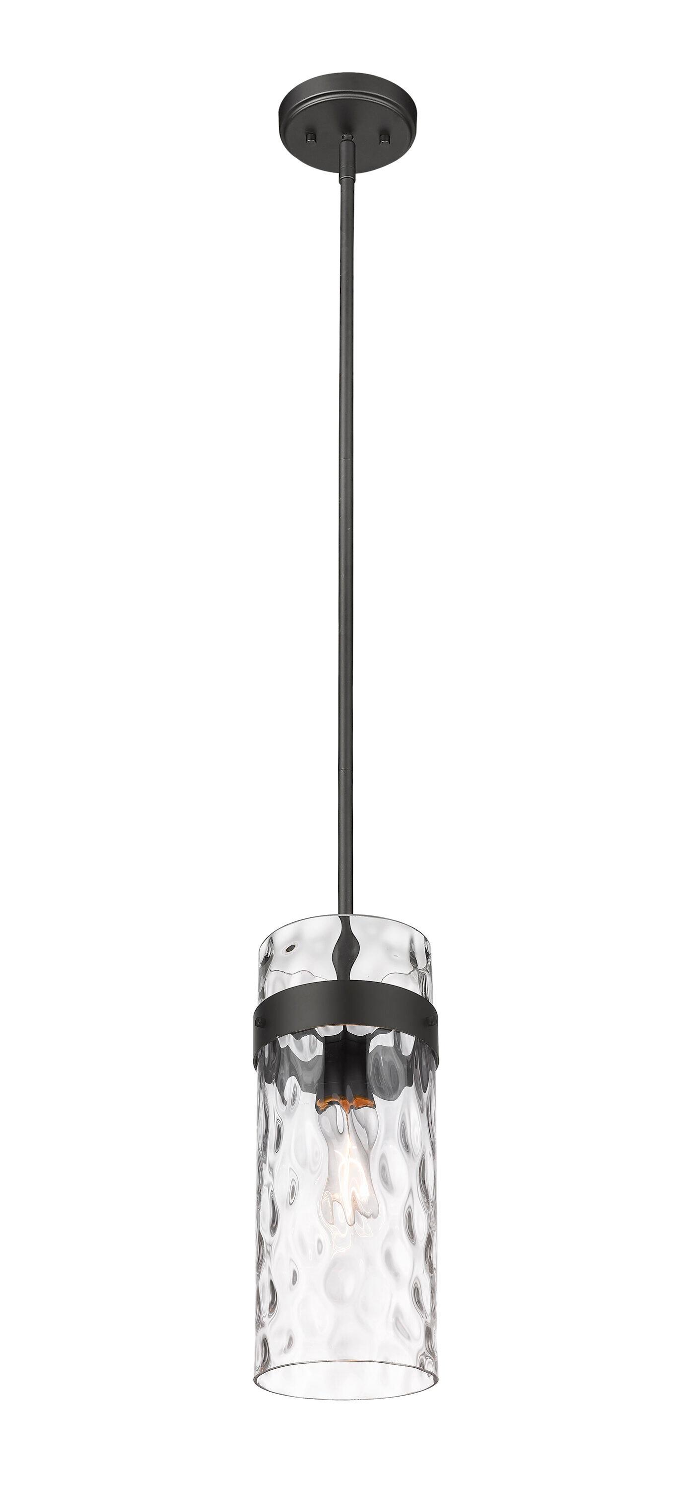 Z-Lite Fontaine 1 - Light Pendant in  Matte Black