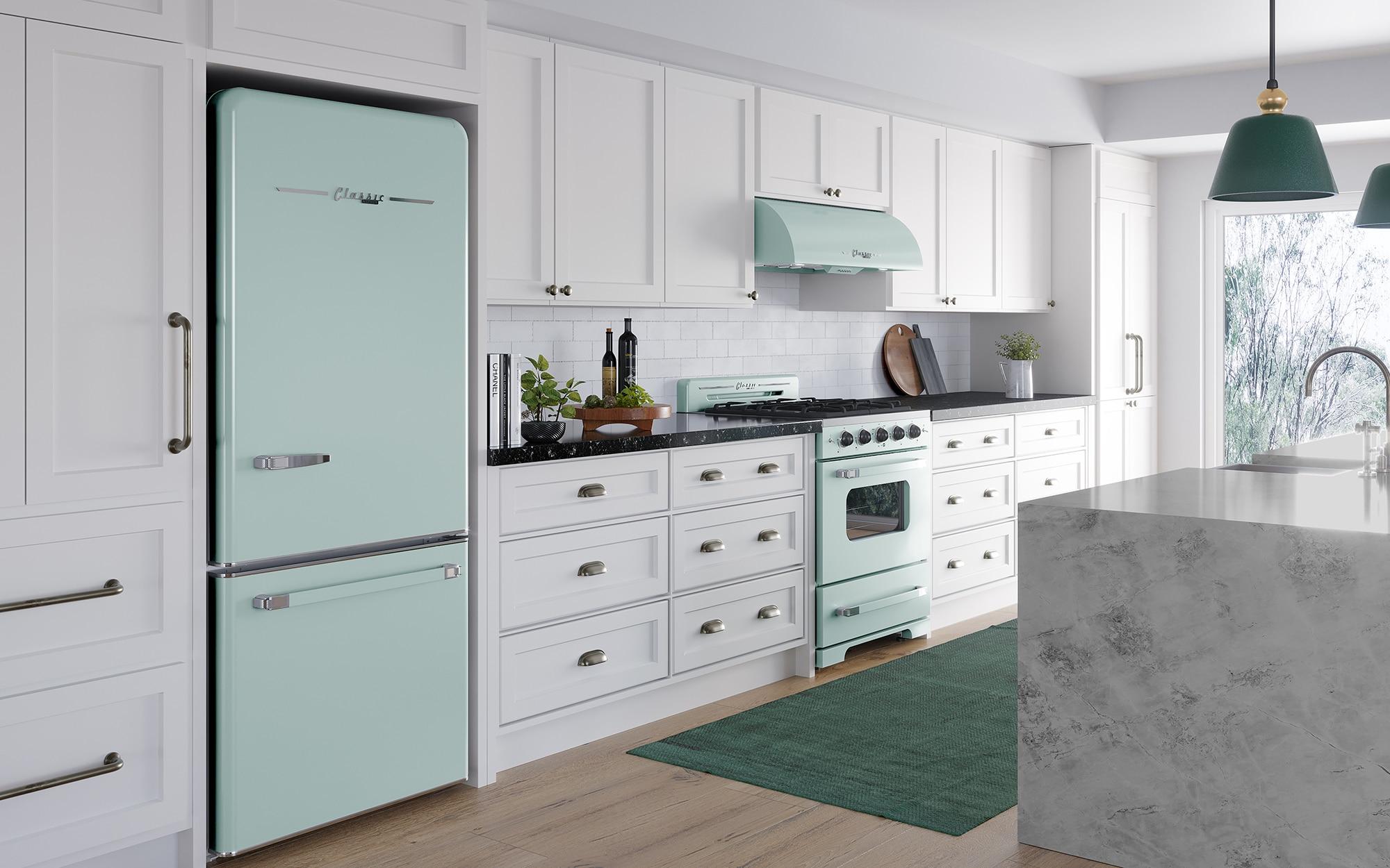 Unique Appliances Classic Retro 30" 4 burner 3.9 cu. ft. Freestanding Gas Range with Convection Oven UGP-30CR LG