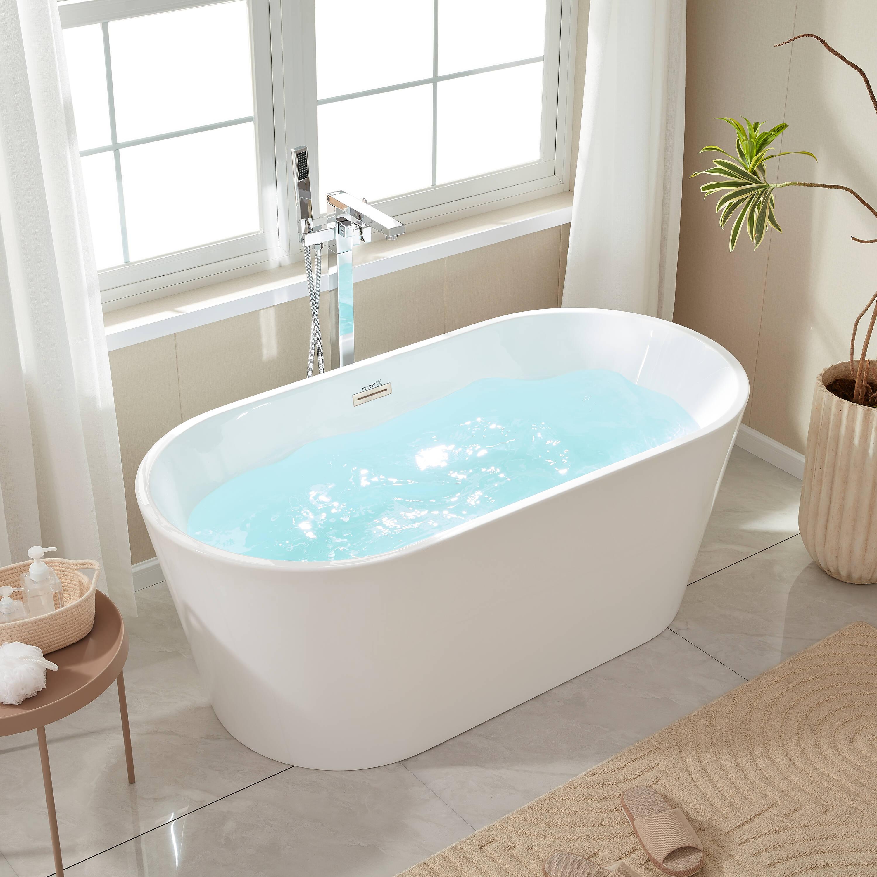 Freestanding Soaking Acrylic Bathtub