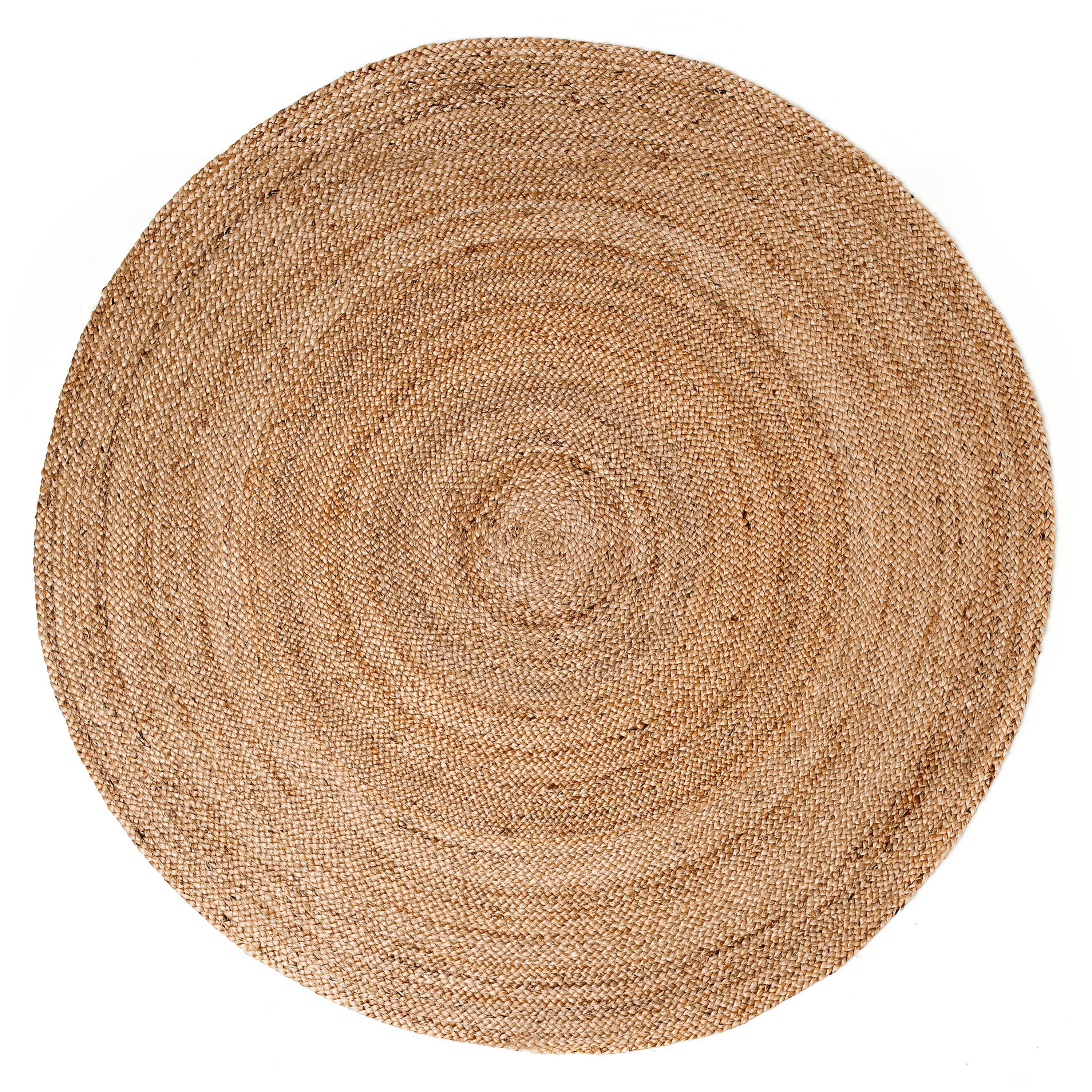 6'X9' Solid Area Rug Natural - Anji Mountain