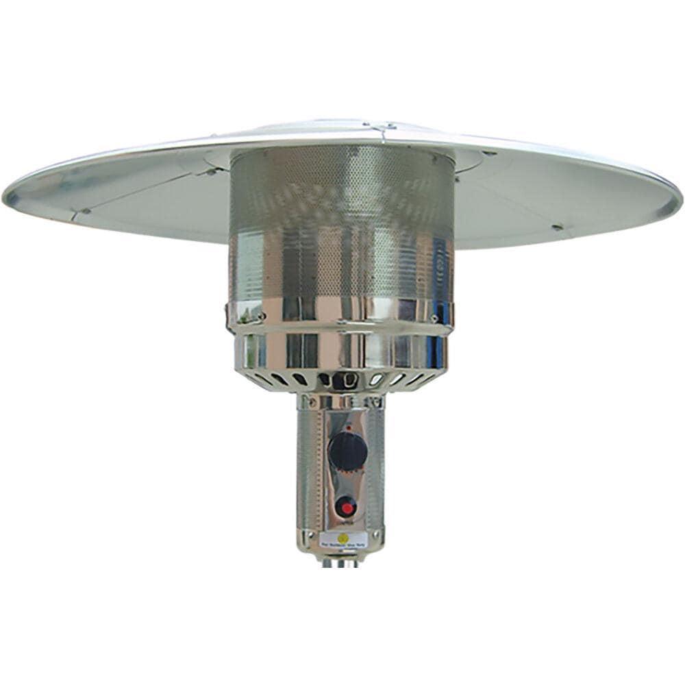Hanover Propane Steel Umbrella Propane Patio Heater 48000-BTU Bronze/Stainless (HAN002BRSSL)