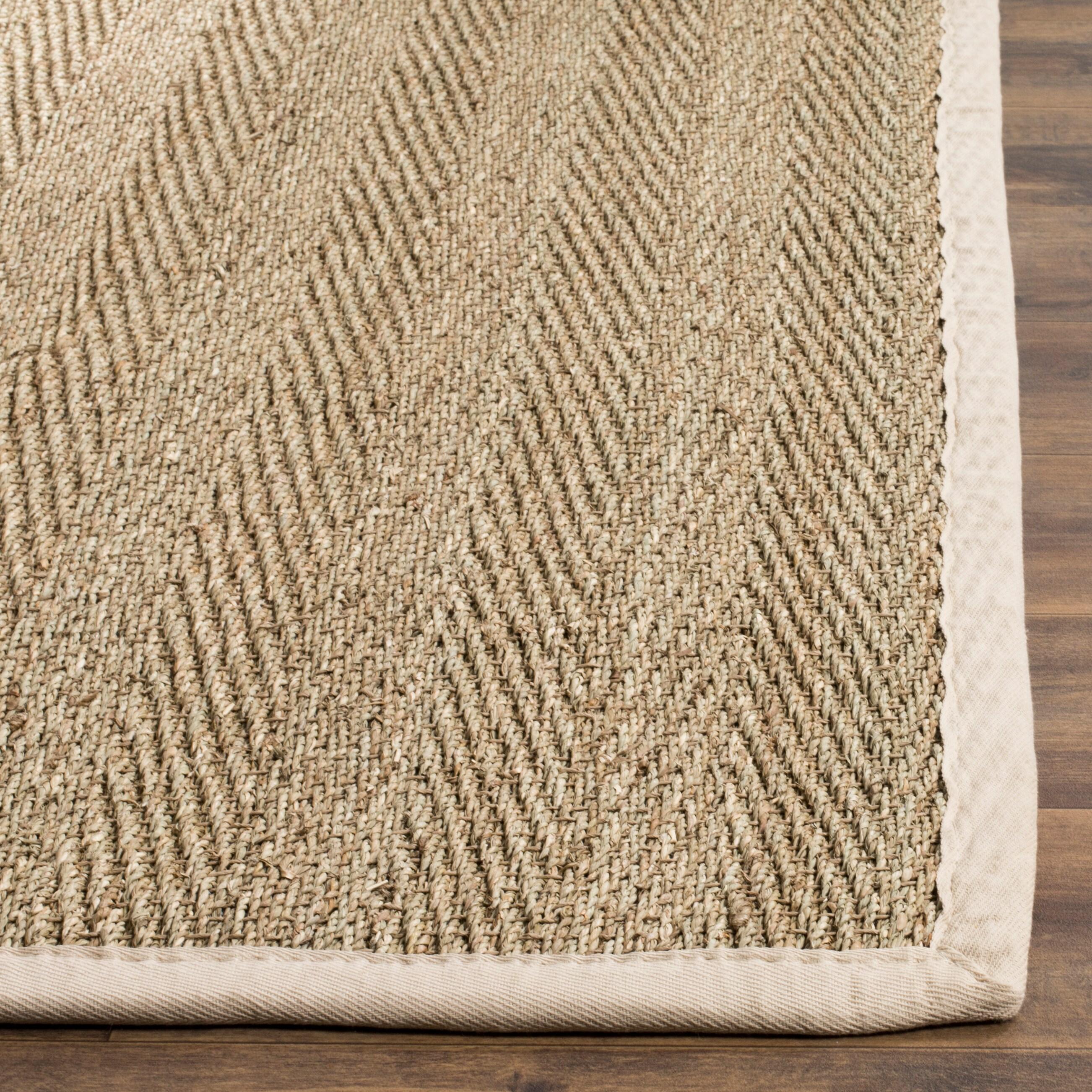 Natural Fiber NF115 Power Loomed Indoor Area Rug - Natural/Ivory - 6'x6' - Safavieh.