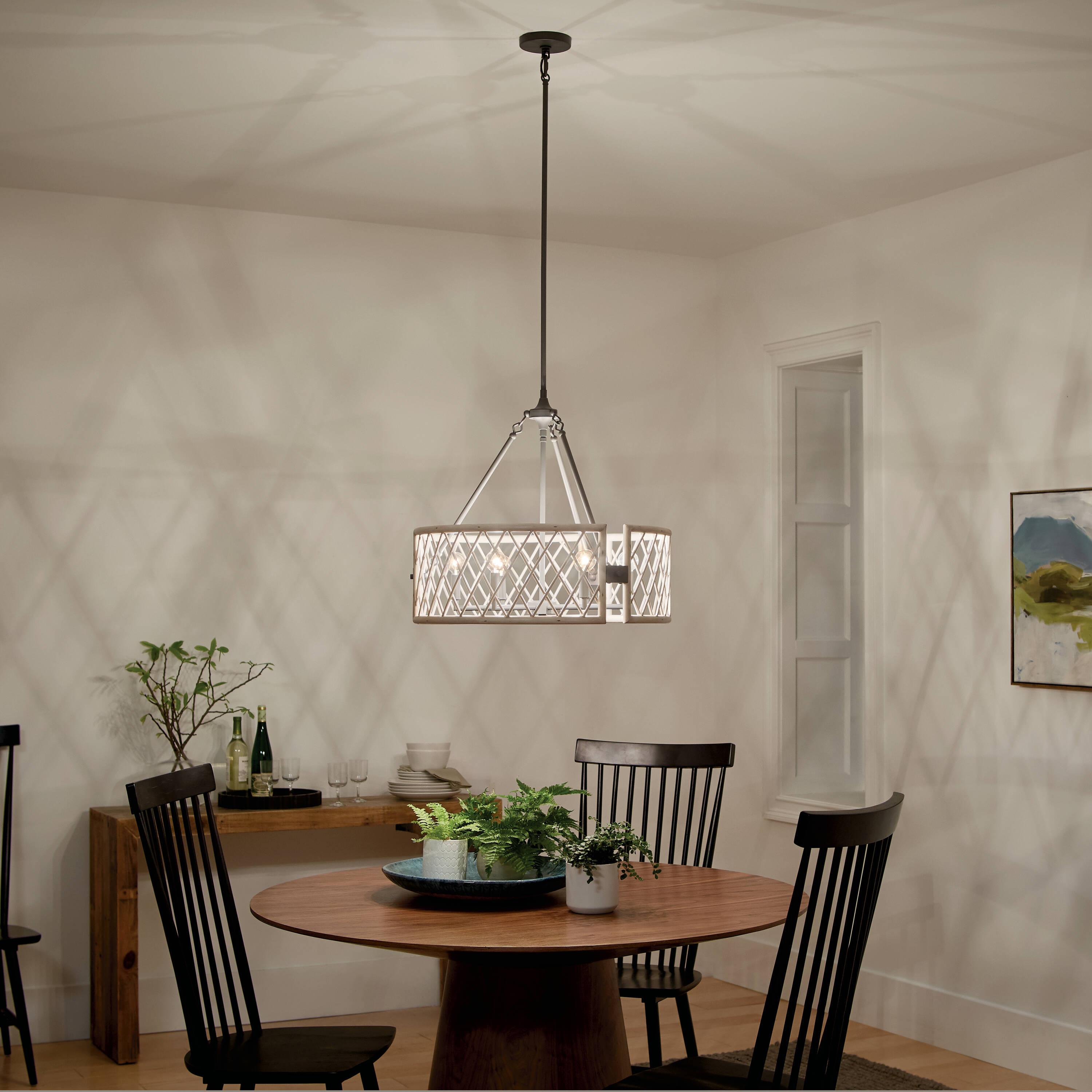 Kichler Lighting - Six Light Chandelier - Chandelier Round Pendant - Rustic