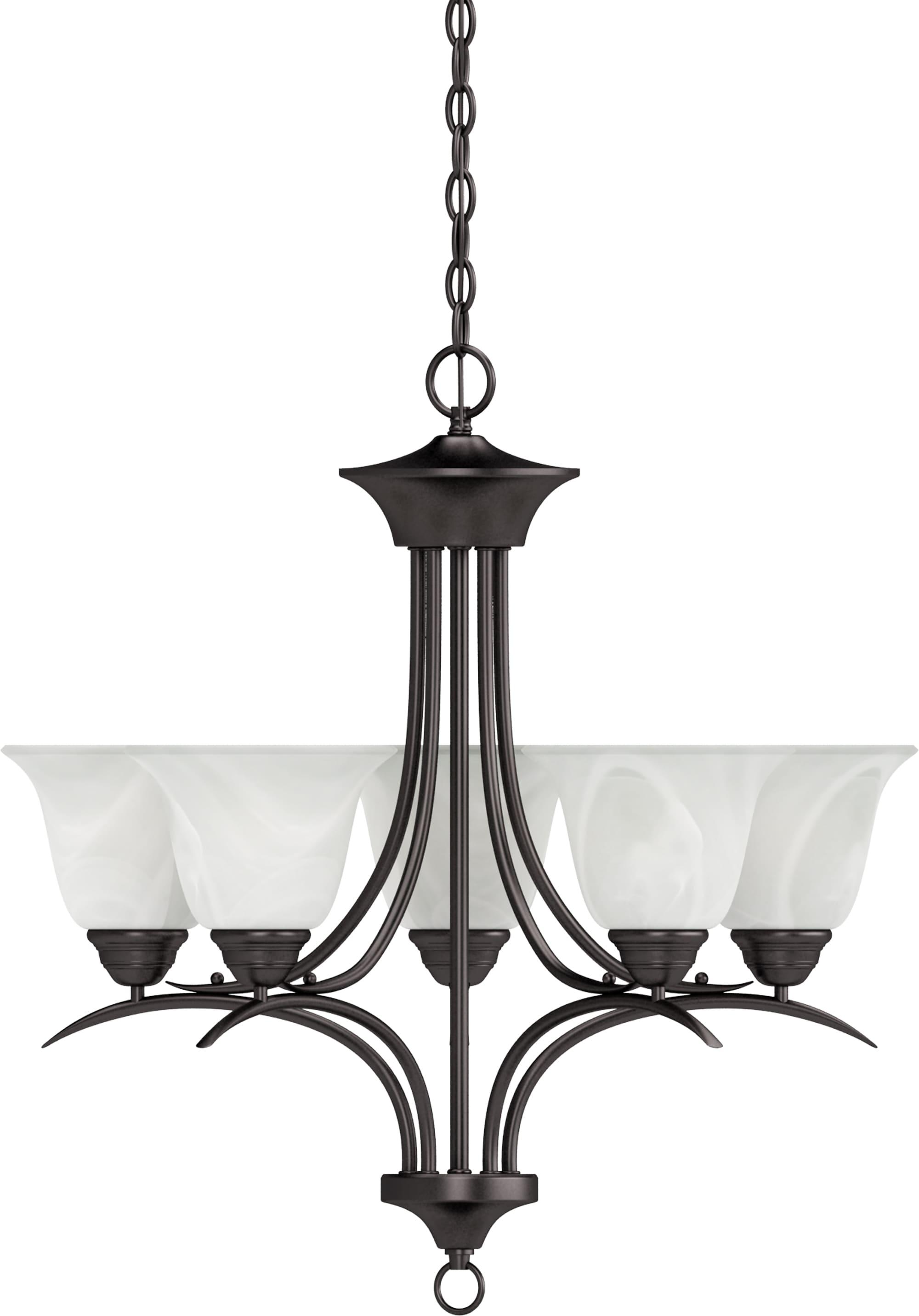V5475-79 Trinidad 5-Light Chandelier, Antique , 23.75" x 23.75" x 24.5"