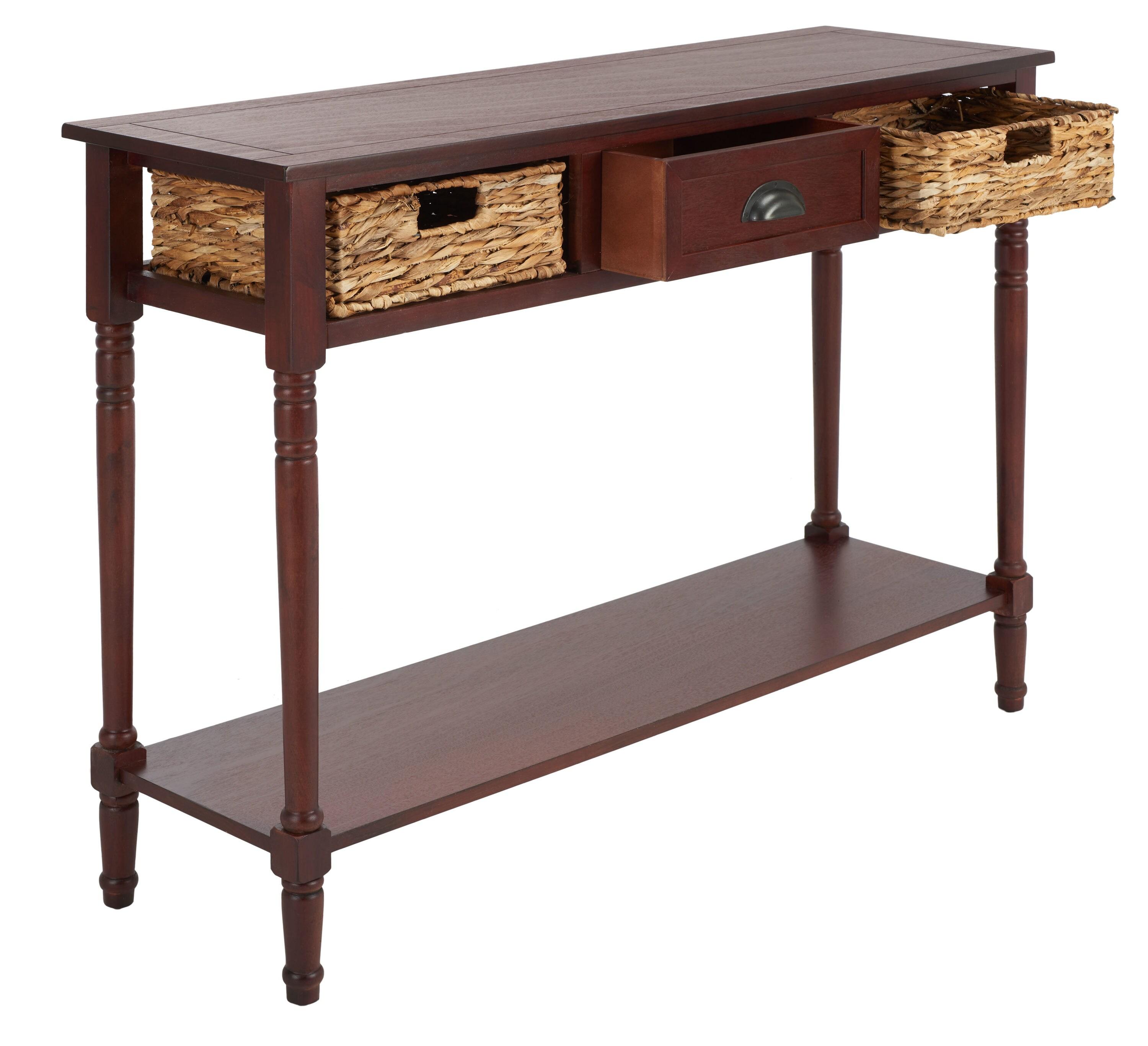 Christa Console Table - Cherry - Safavieh