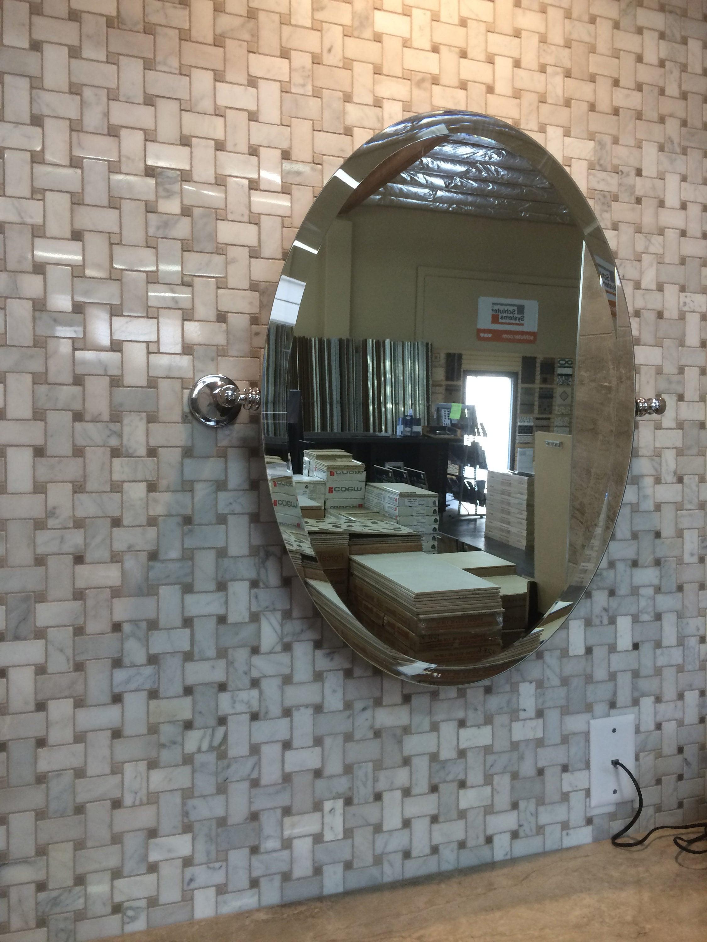 12" x 12" Natural Stone Basketweave Mosaic Wall & Floor Tile