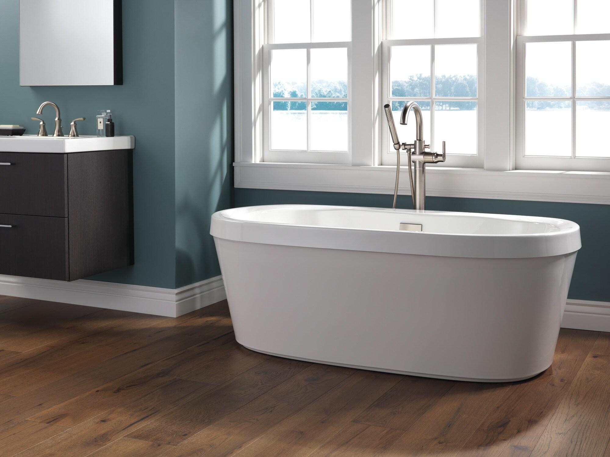 Trinsic Single Handle Floor Mounted Freestanding Tub Filler