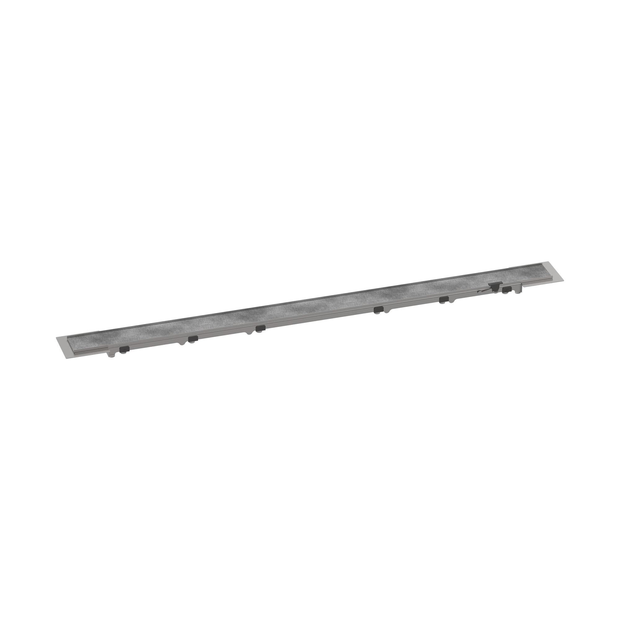 Rain Rock Trim Flex 35 1/4" Linear Grid Shower Drain