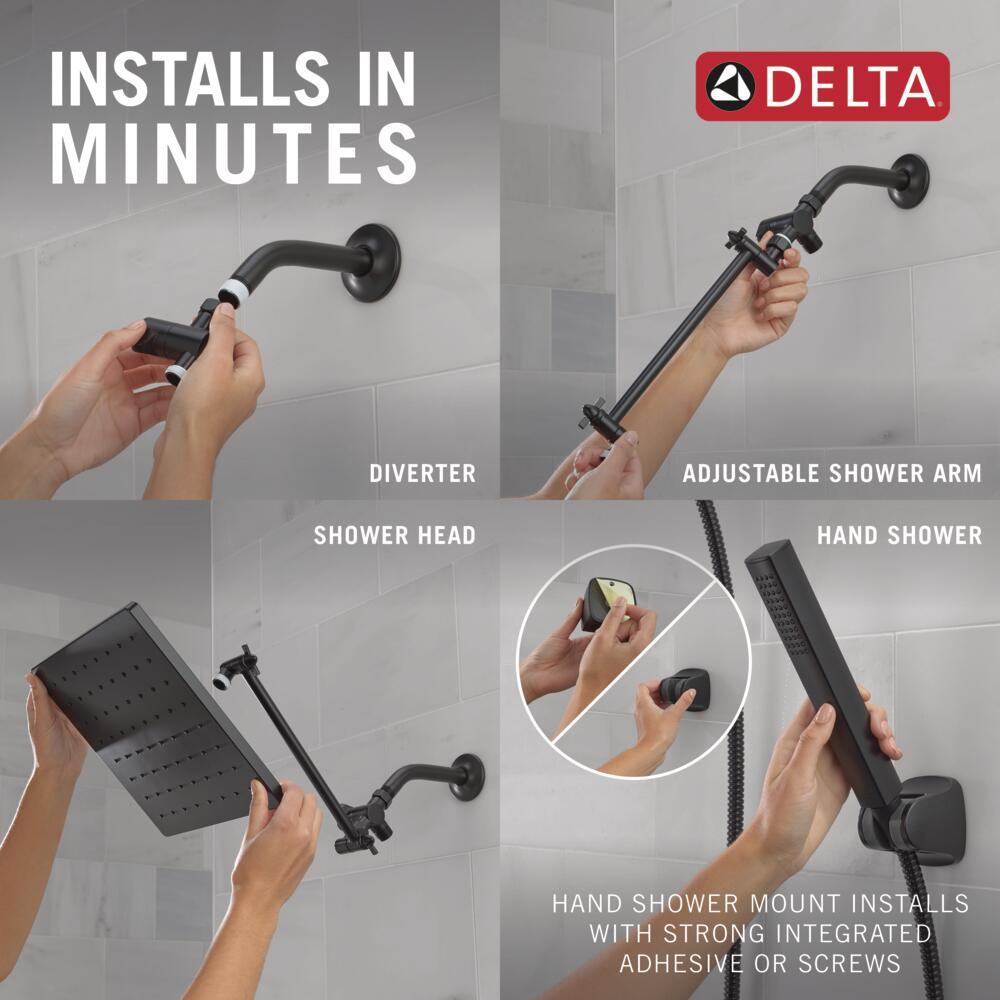 10-inch Raincan Shower Head and Hand Held Shower Combo, Rainfall Shower Head and Hand Shower
