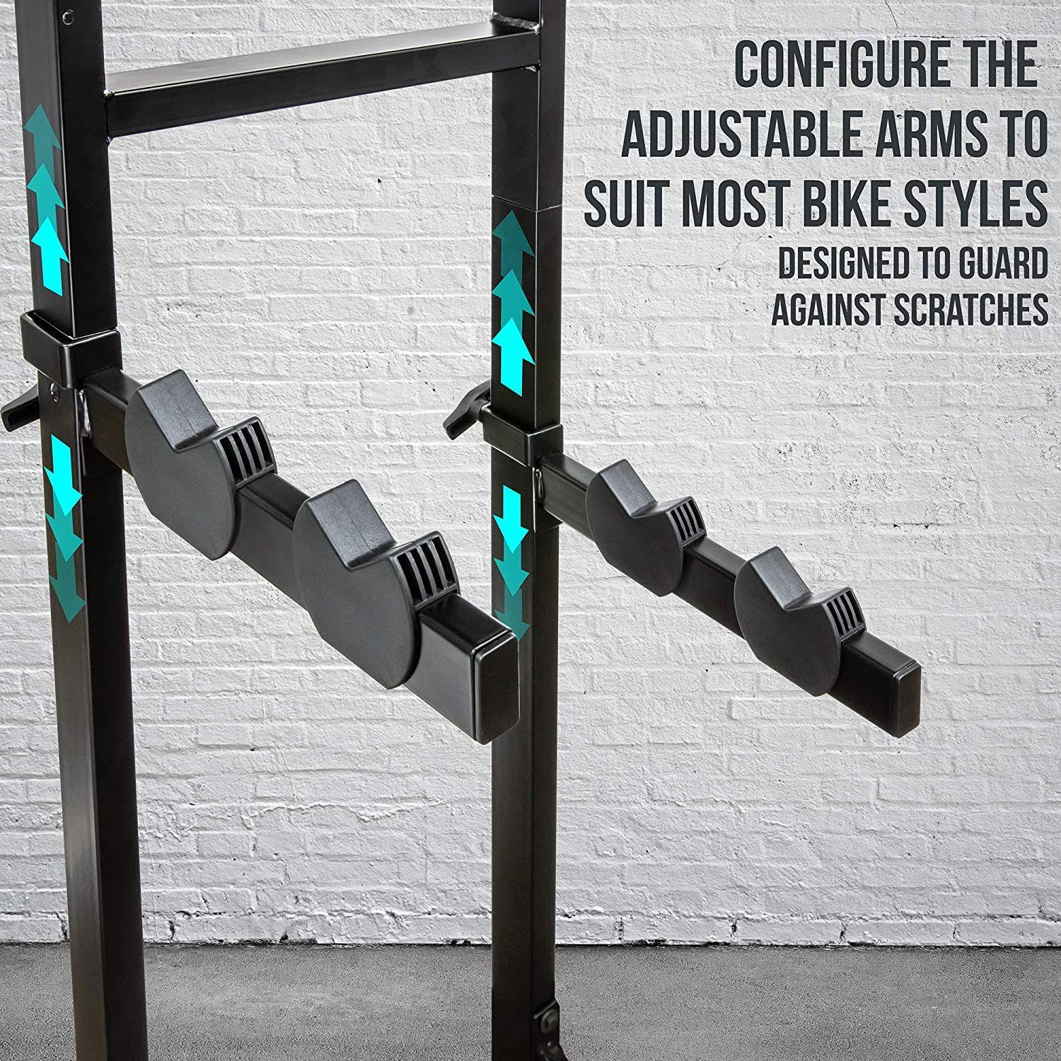 Steel Freestanding Adjustable Bike Rack